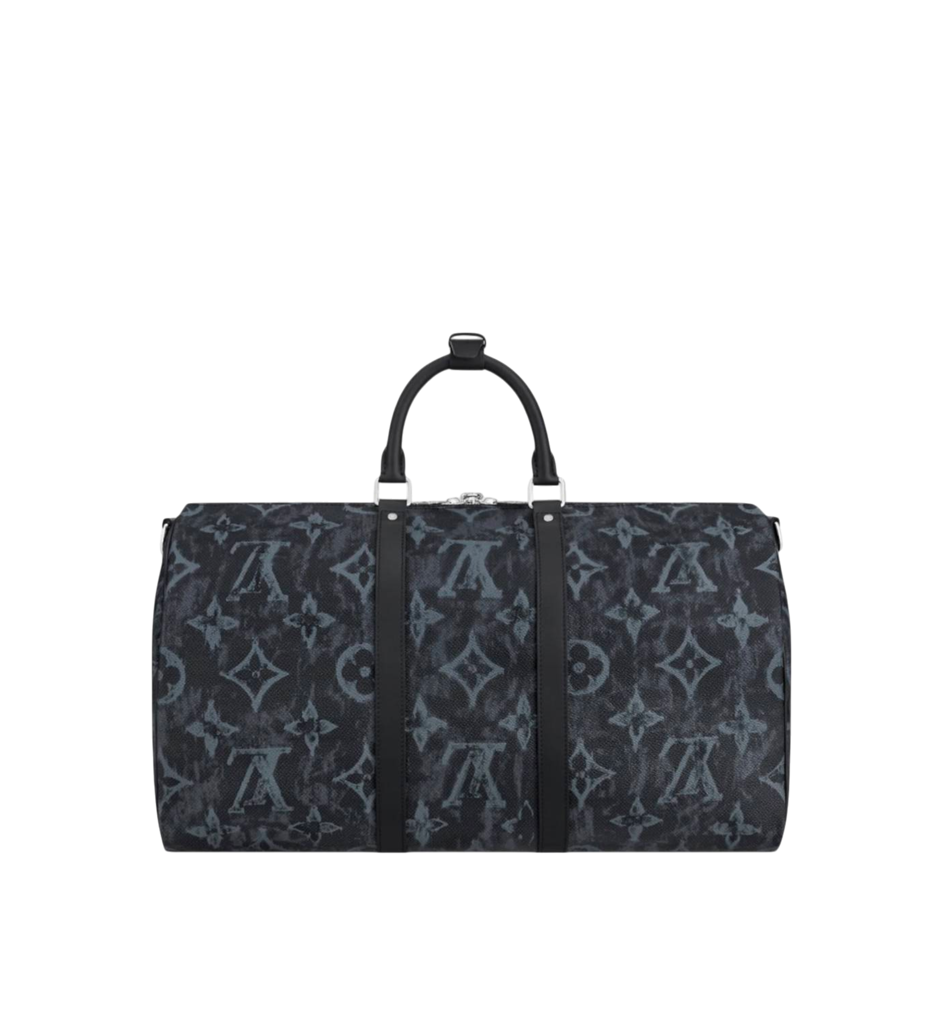Louis Vuitton Monogram Pastel Noir Canvas Keepall Bandouliere 50