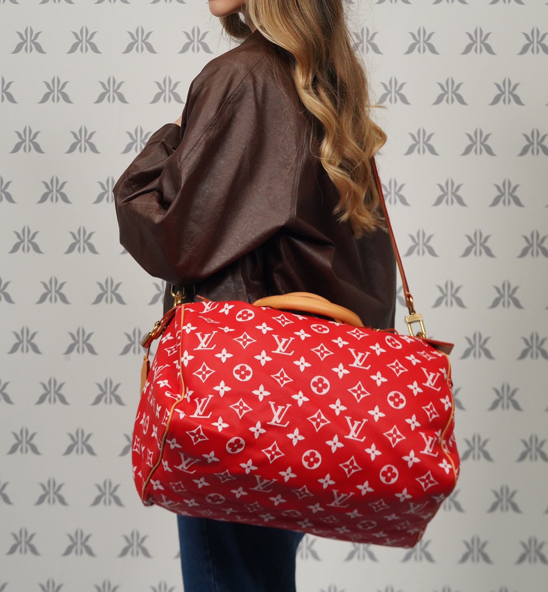 Louis Vuitton Speedy P9 Bandouliere 40 Rouge