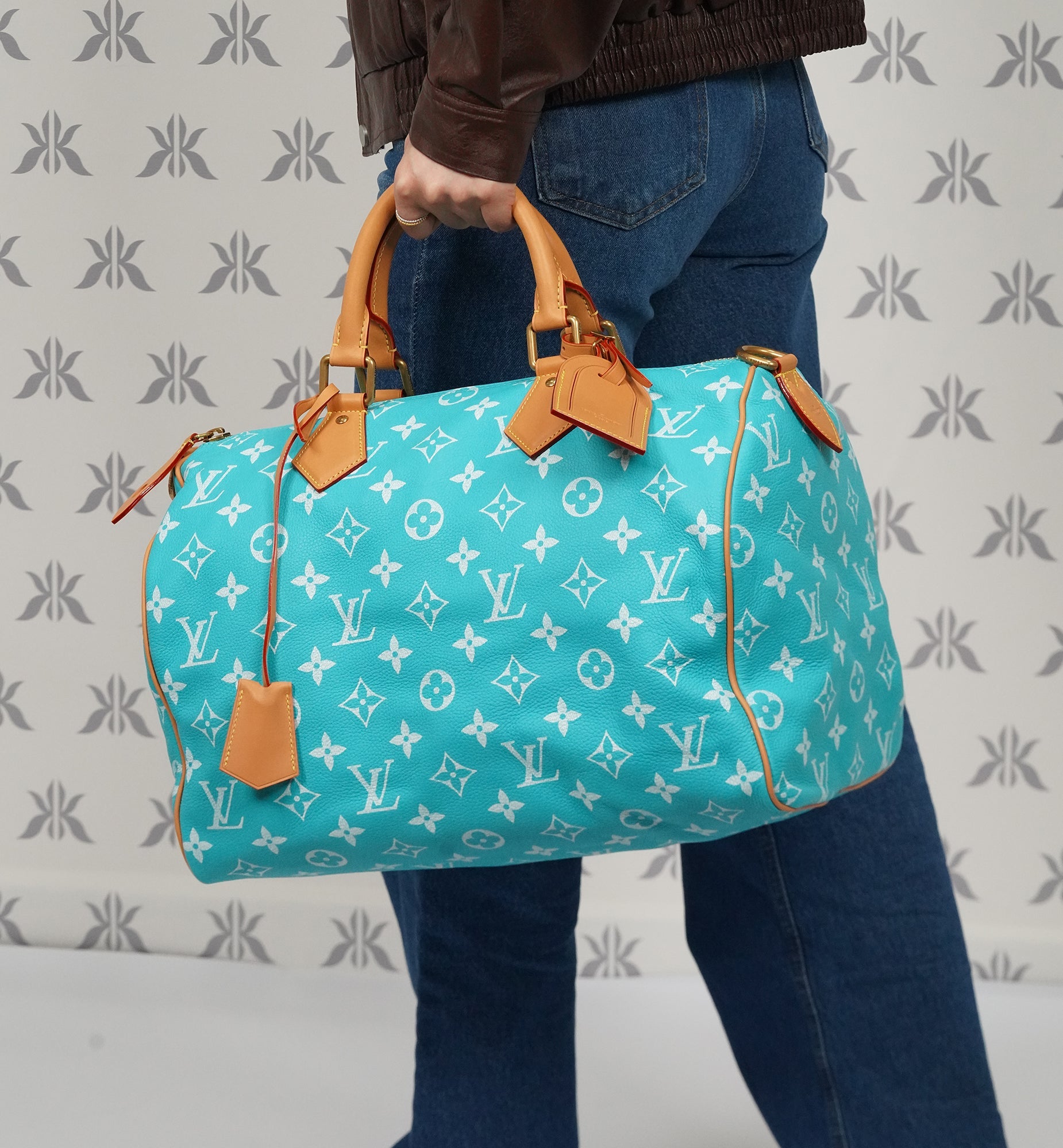 Louis Vuitton Speedy P9 Bandoulière 40 Turquoise