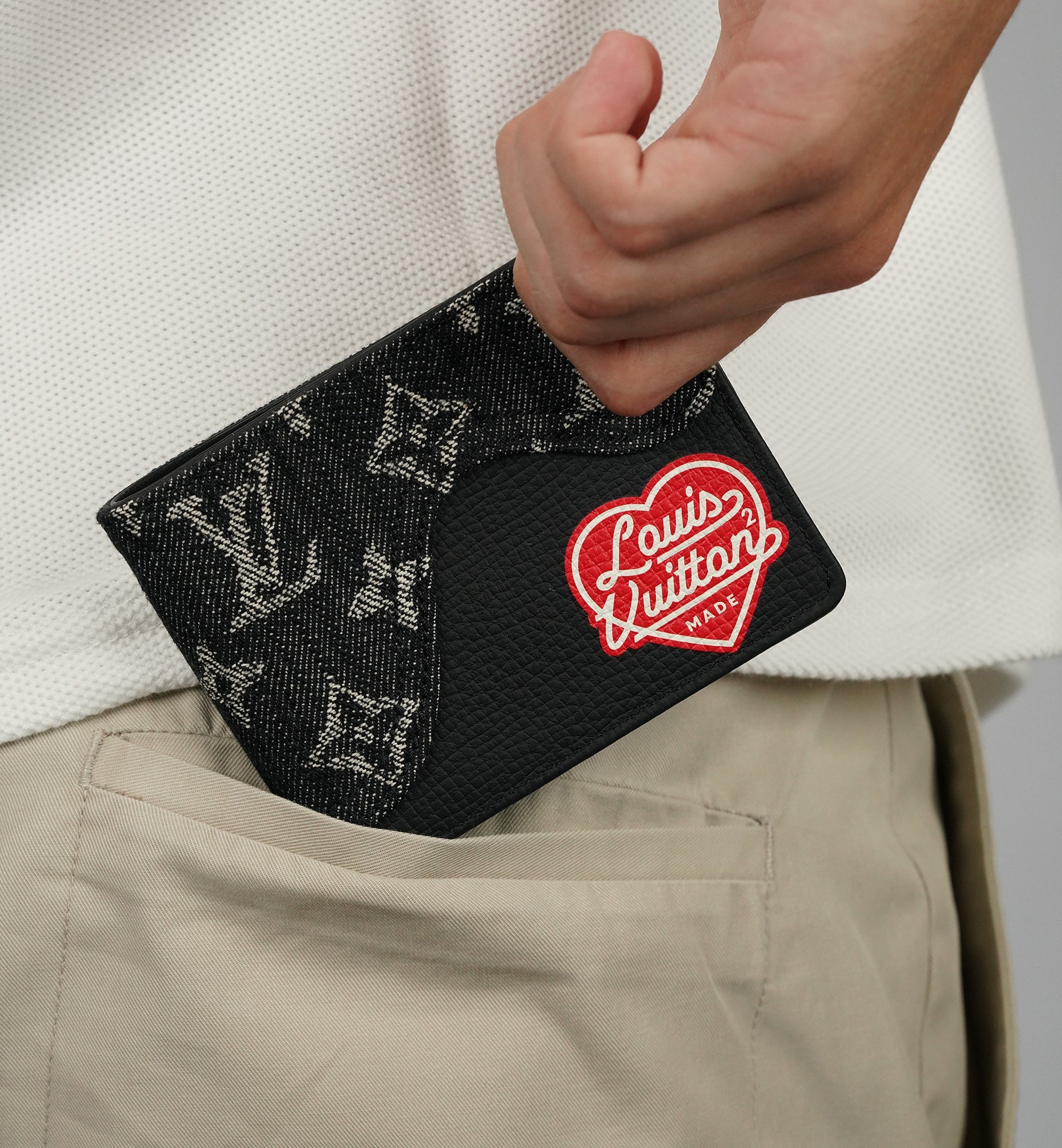 Louis Vuitton Slender Jeans Monogram Drip Noir