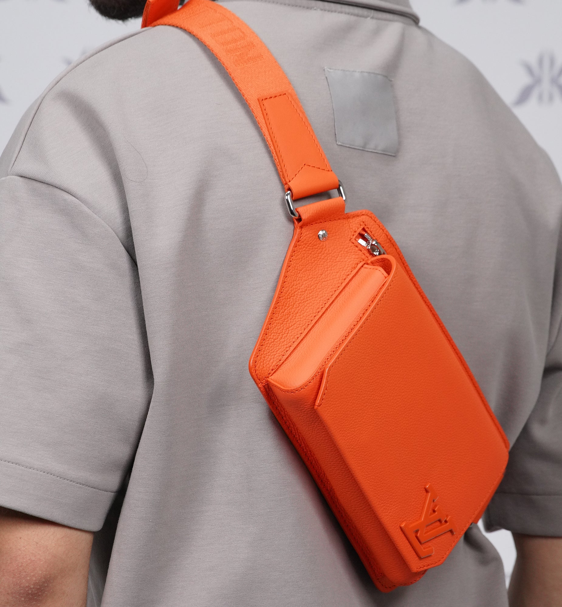 Louis Vuitton Takeoff Sling Leather Orange