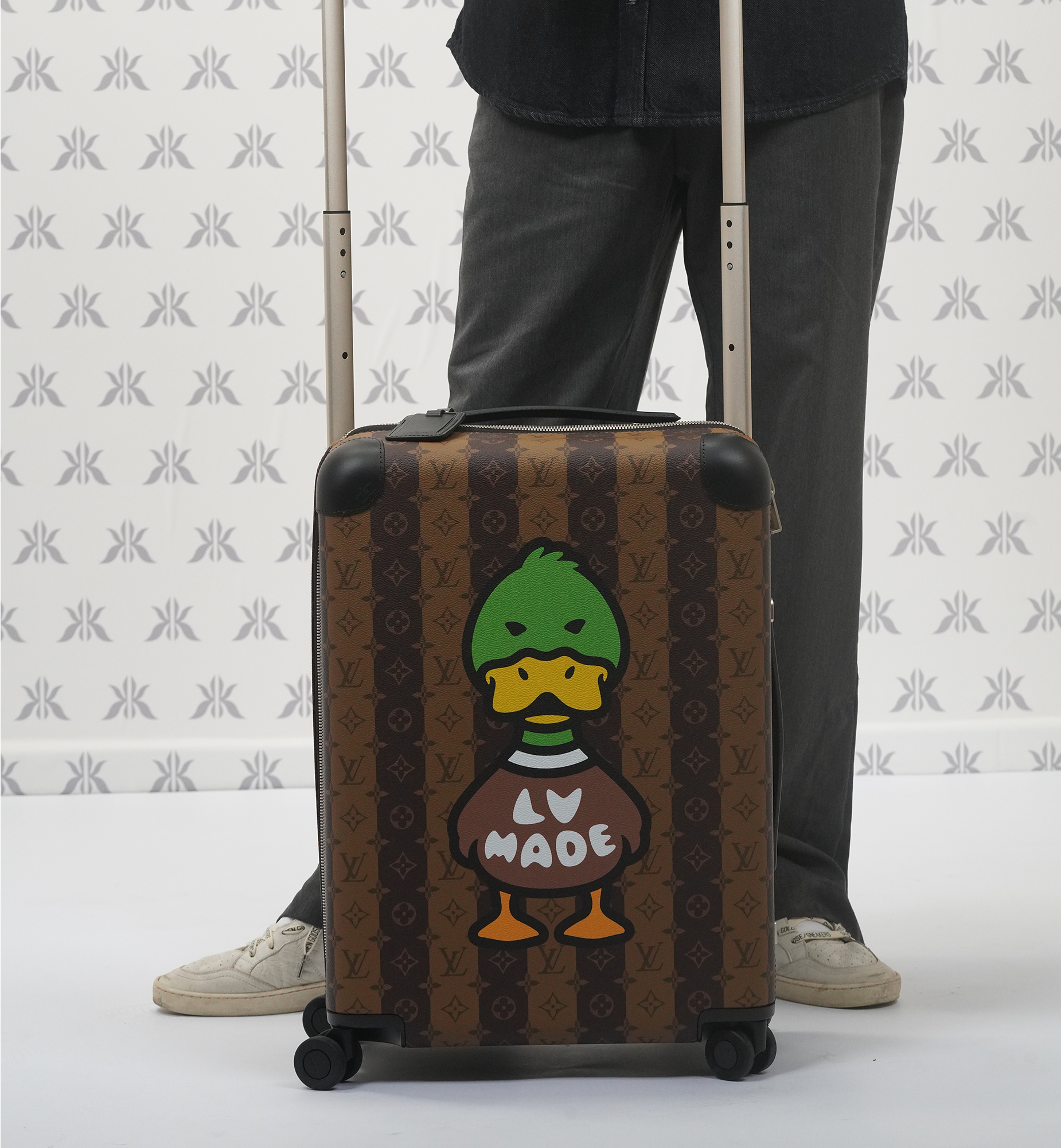 Louis Vuitton Virgil Abloh Nigo Duck Horizon 55 Suitcase 2021