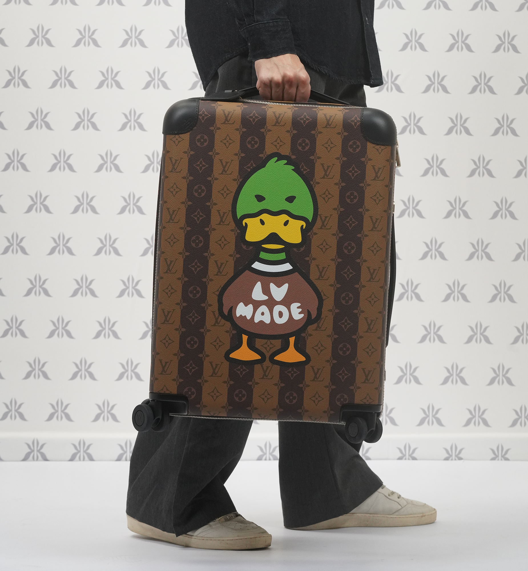 Louis Vuitton Virgil Abloh Nigo Duck Horizon 55 Suitcase 2021