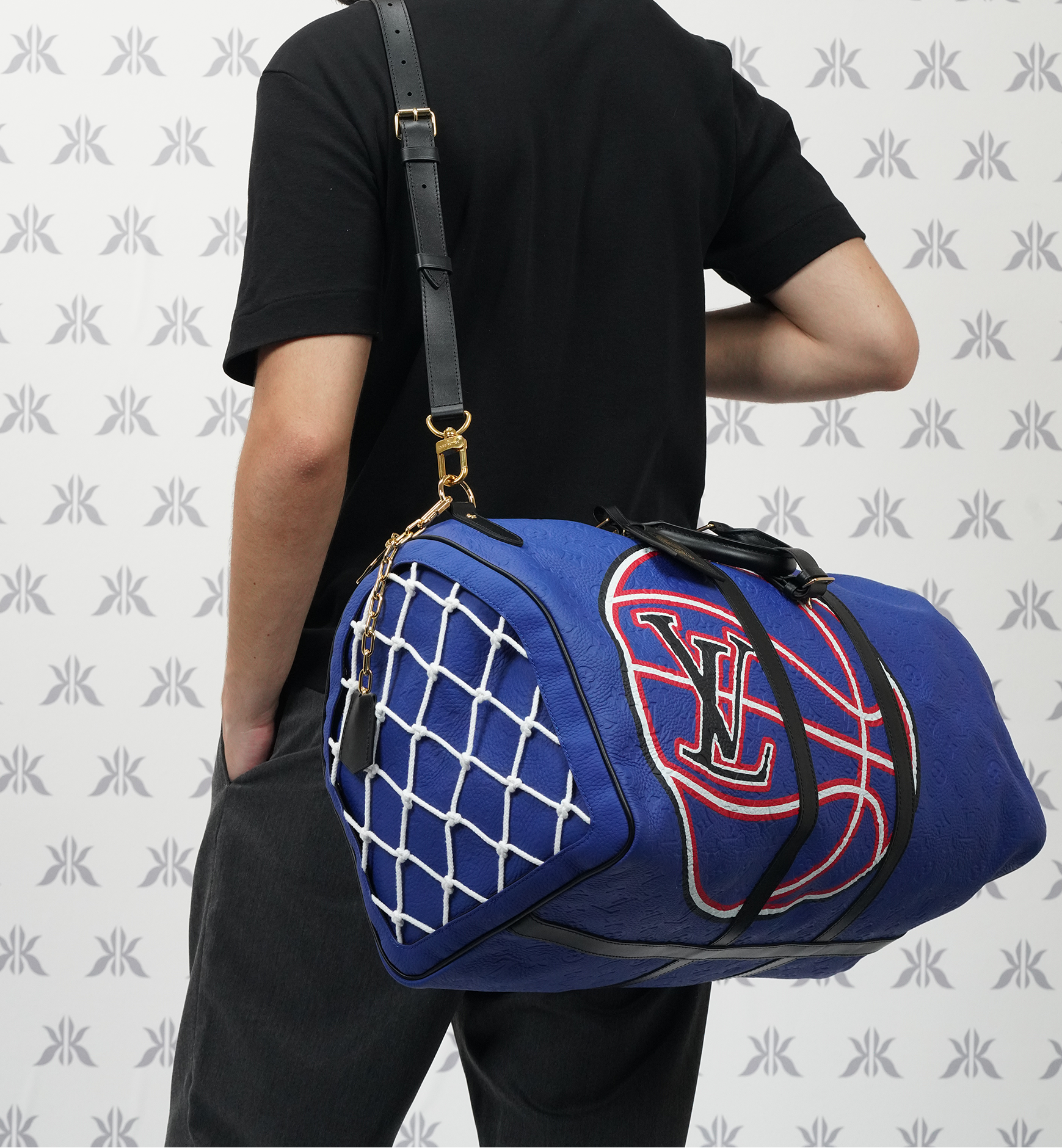 Louis Vuitton x NBA Keepall 55 Taurillon Blue