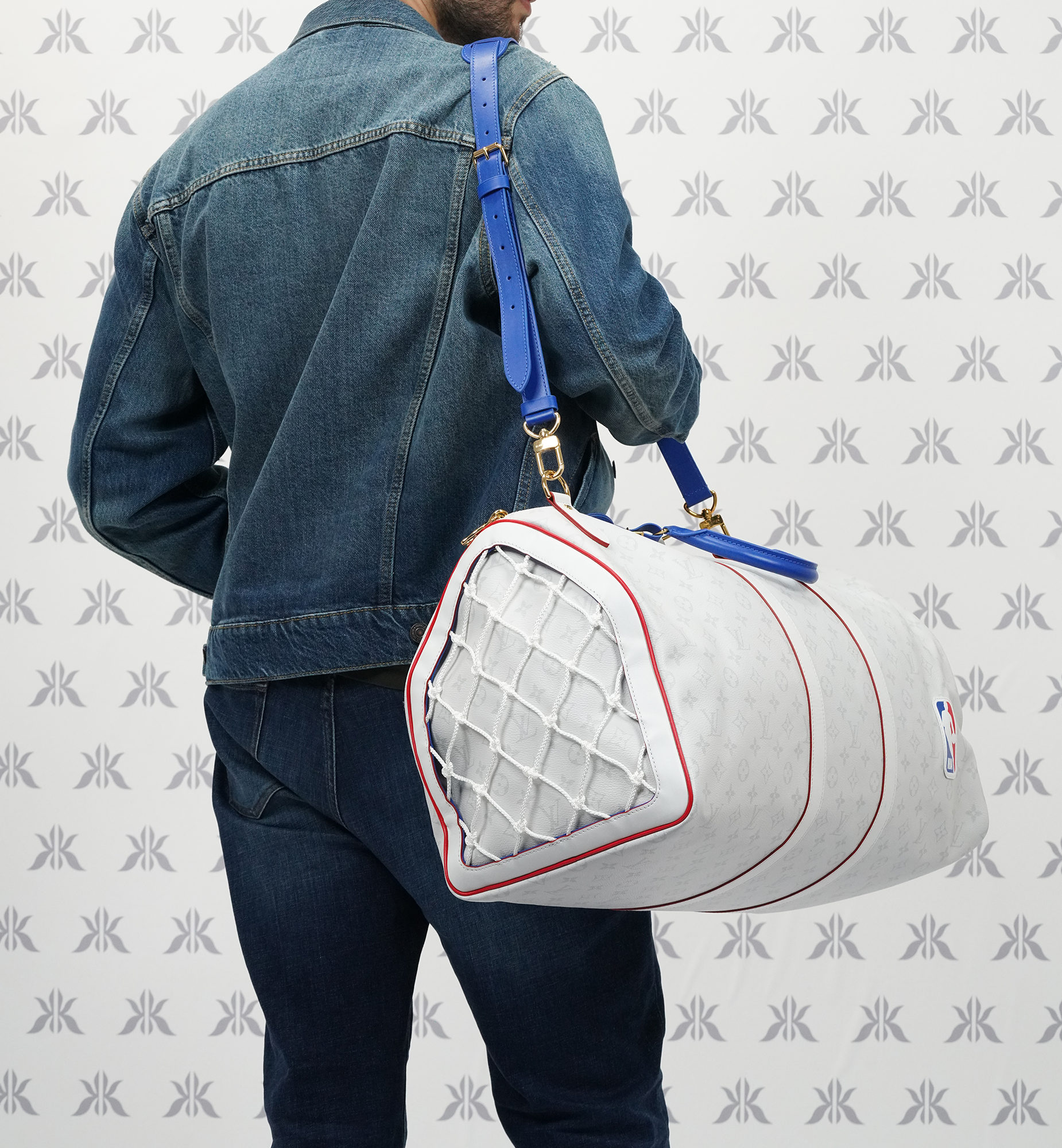 Louis Vuitton x NBA Keepall 50 MNG white