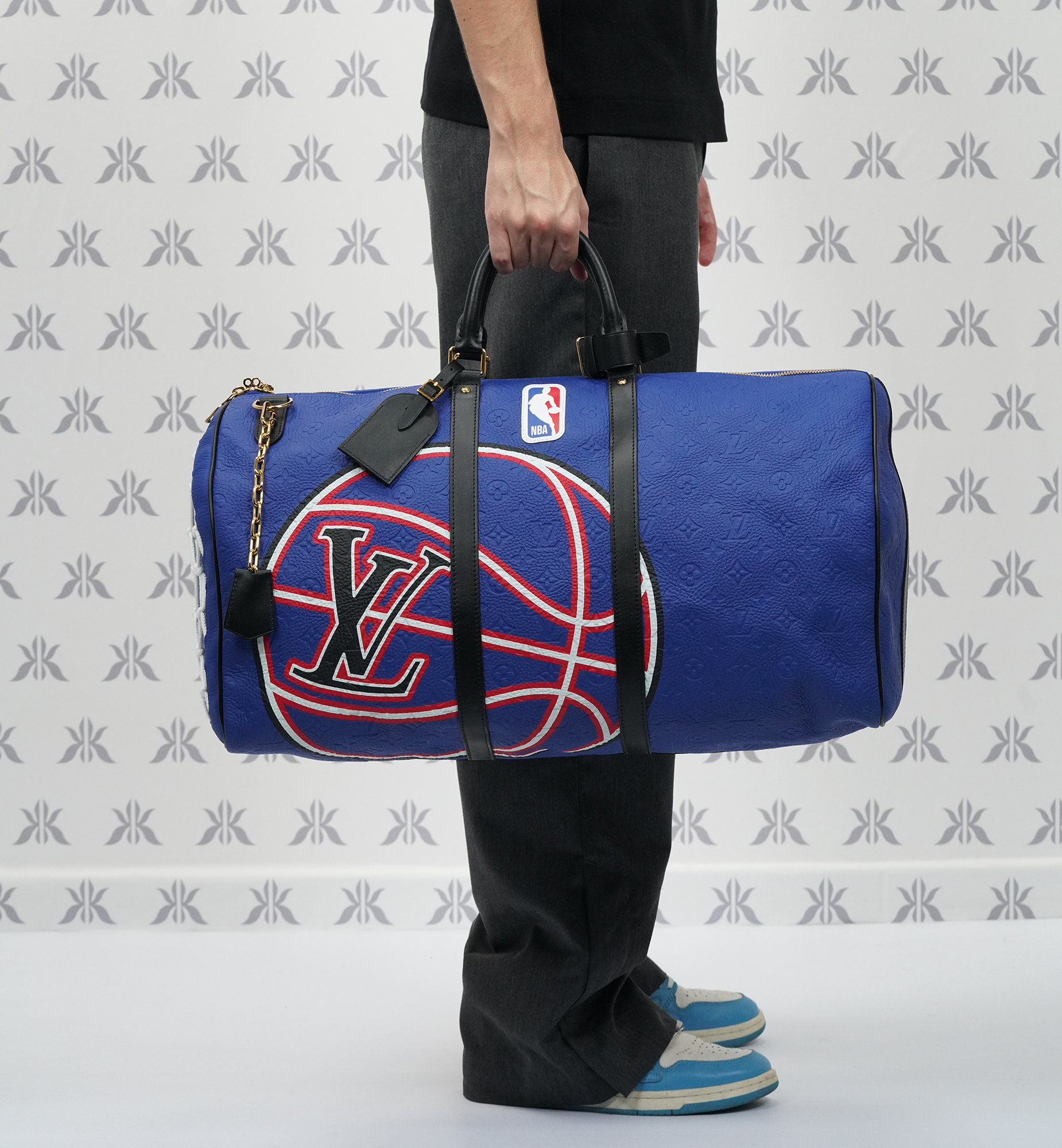 Louis Vuitton x NBA Keepall 55 Taurillon Blue