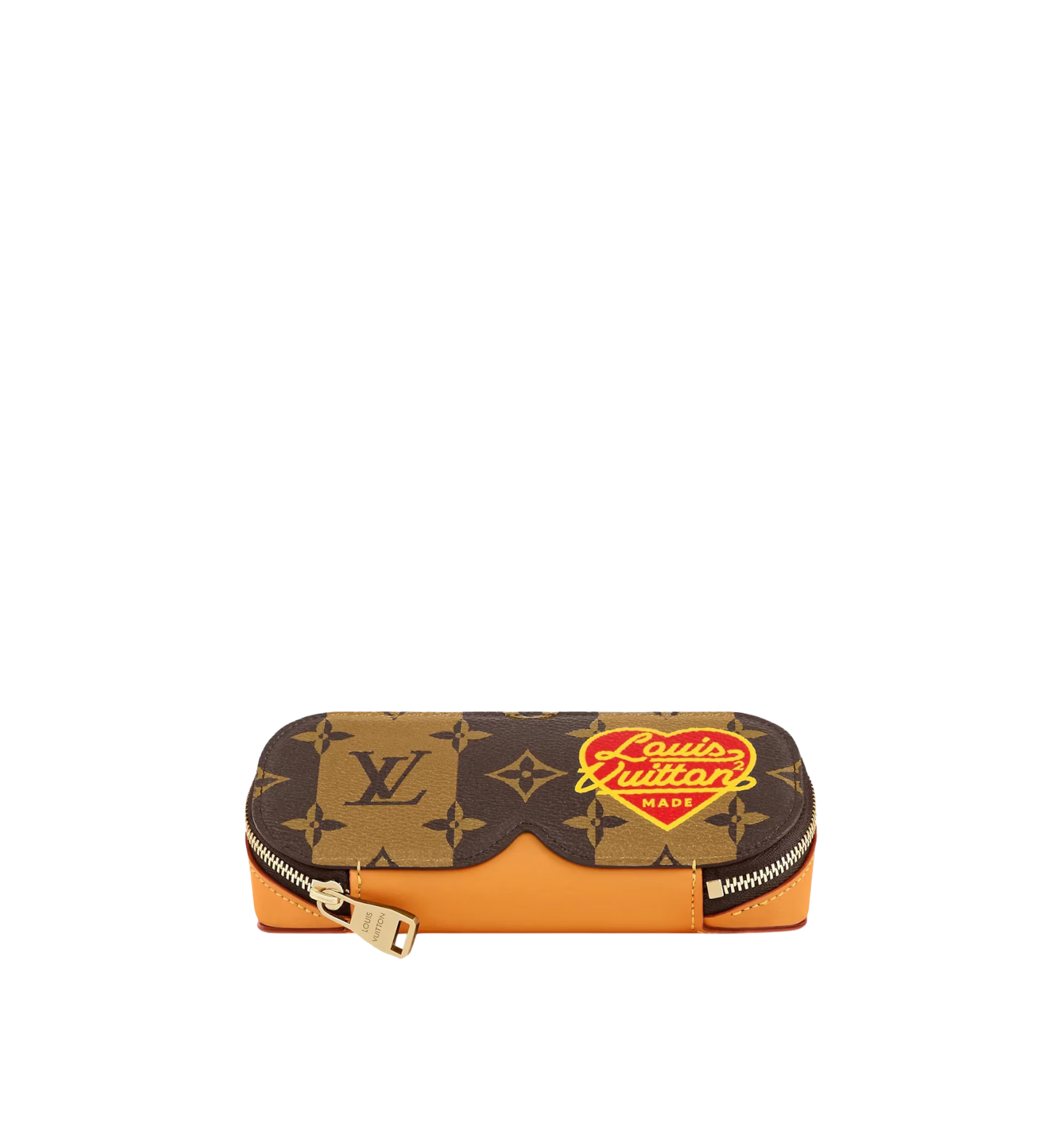 Louis Vuitton x Nigo GM Glasses Case Monogram Stripes Brown