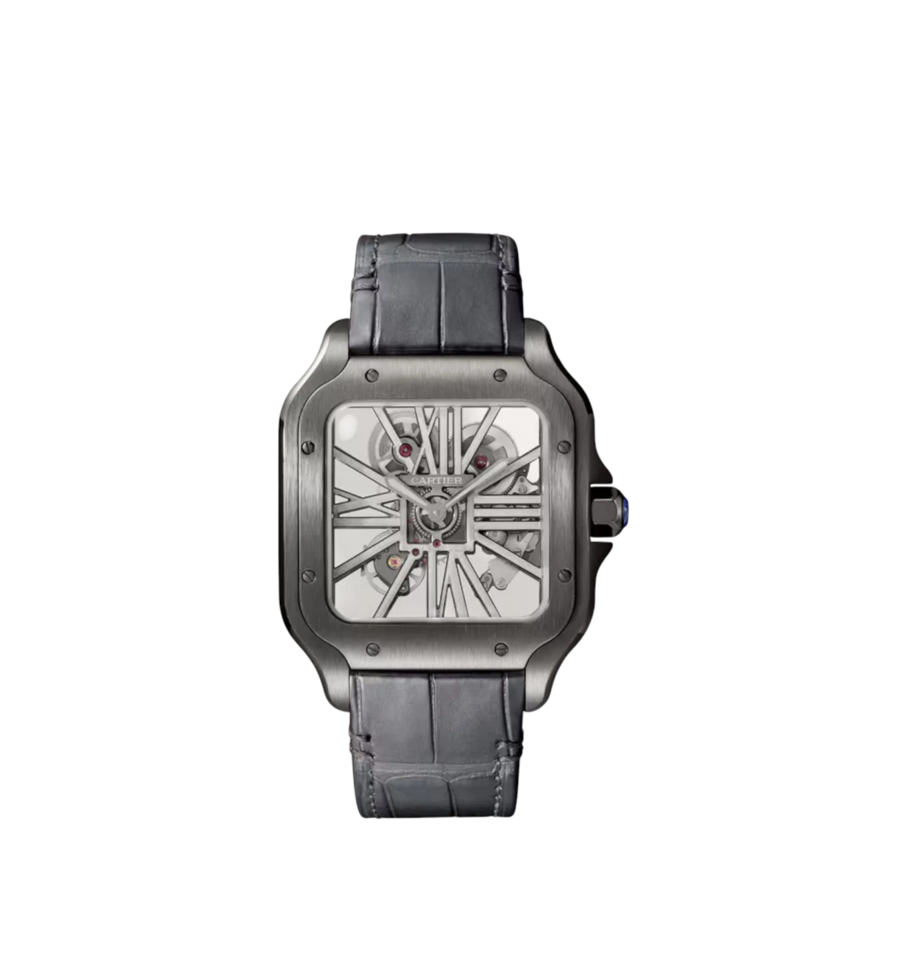 Santos de Cartier Skeleton Watch Ref. WHSA0009 - Extra Large