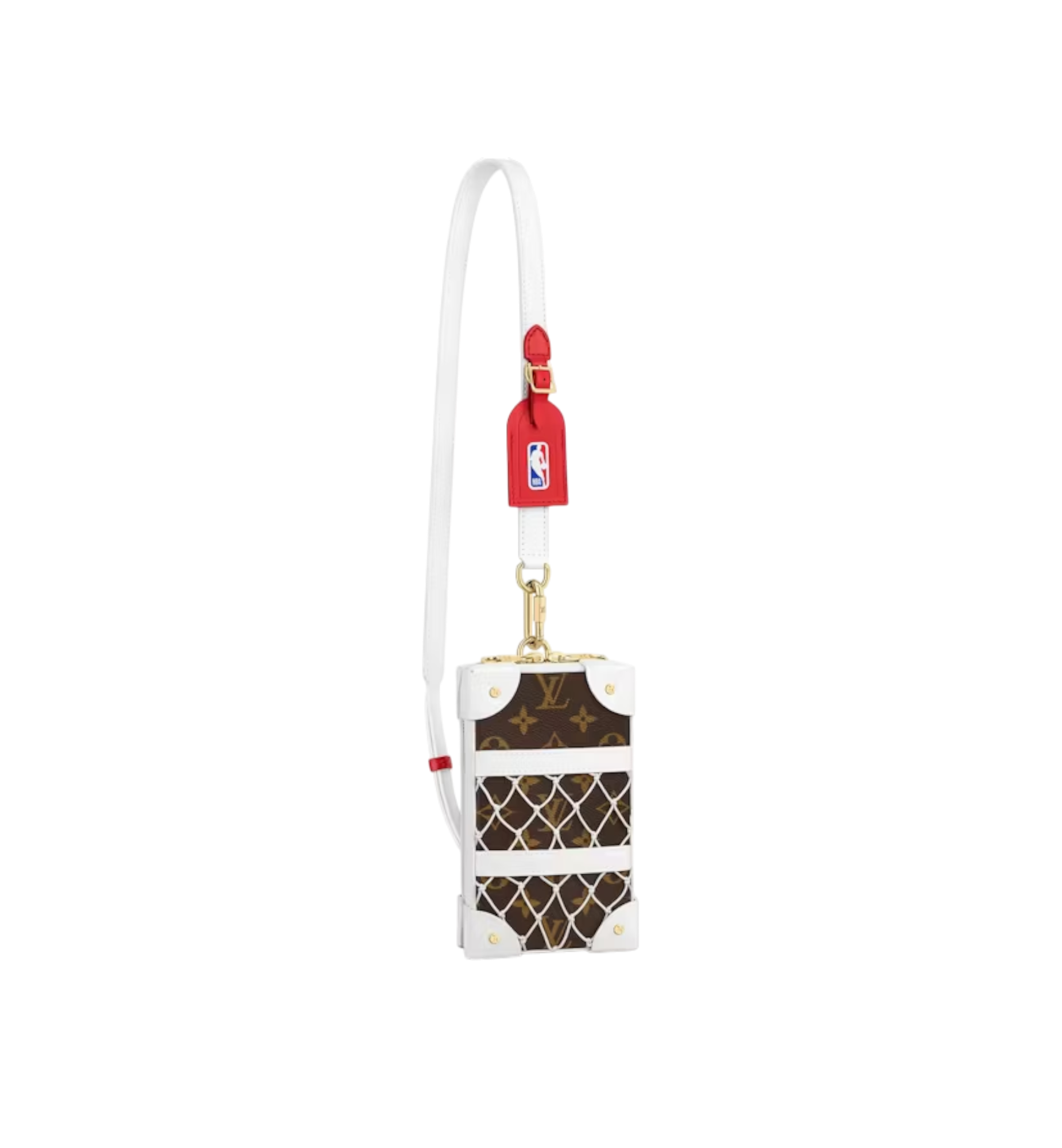 Louis Vuitton Ebene Monogram Coated Canvas Nba Soft Trunk