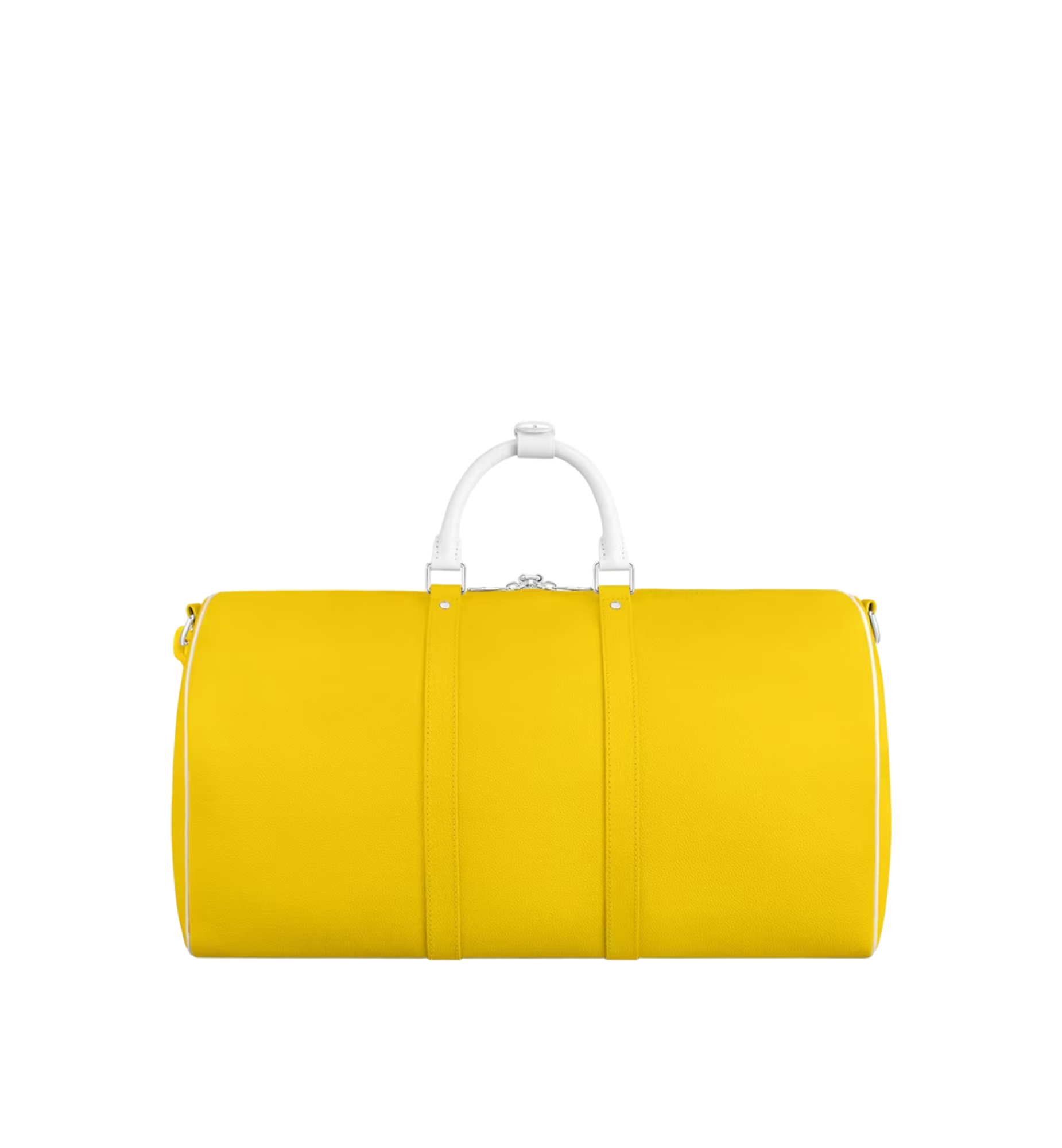 Louis Vuitton Virgil Abloh Keepall Yellow Cowhide