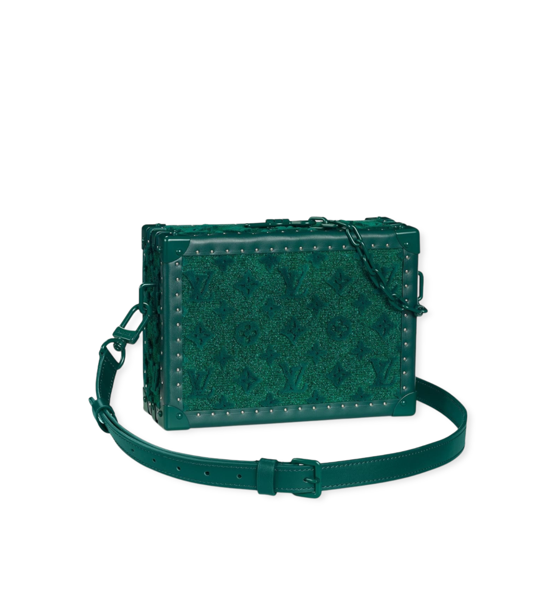 LOUIS VUITTON MONOGRAM TUFFETAGE TRUNK GREEN 2020