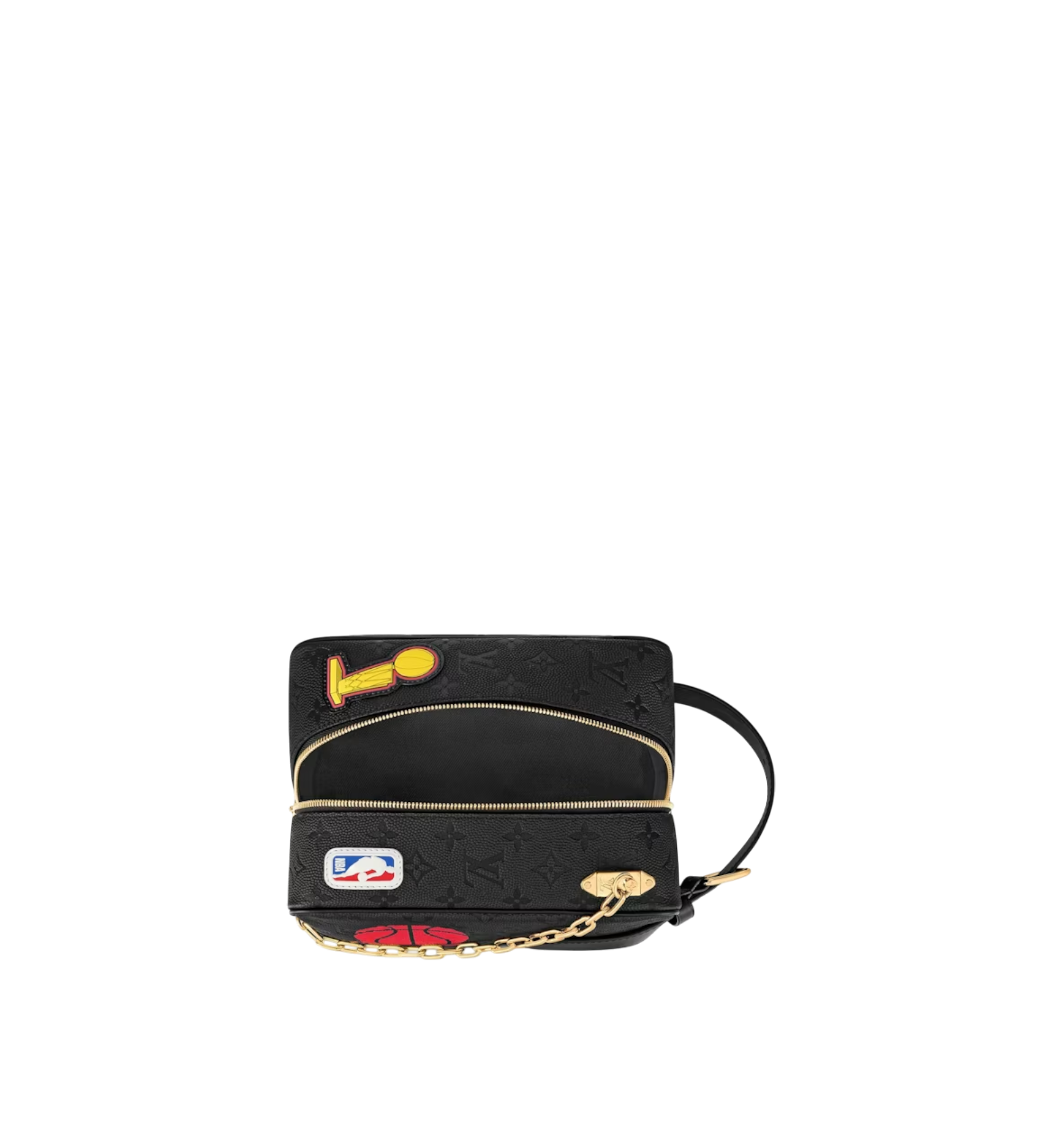 LOUIS VUITTON x NBA HERO JACKET LEATHER CLOAKROOM DOPP BLACK