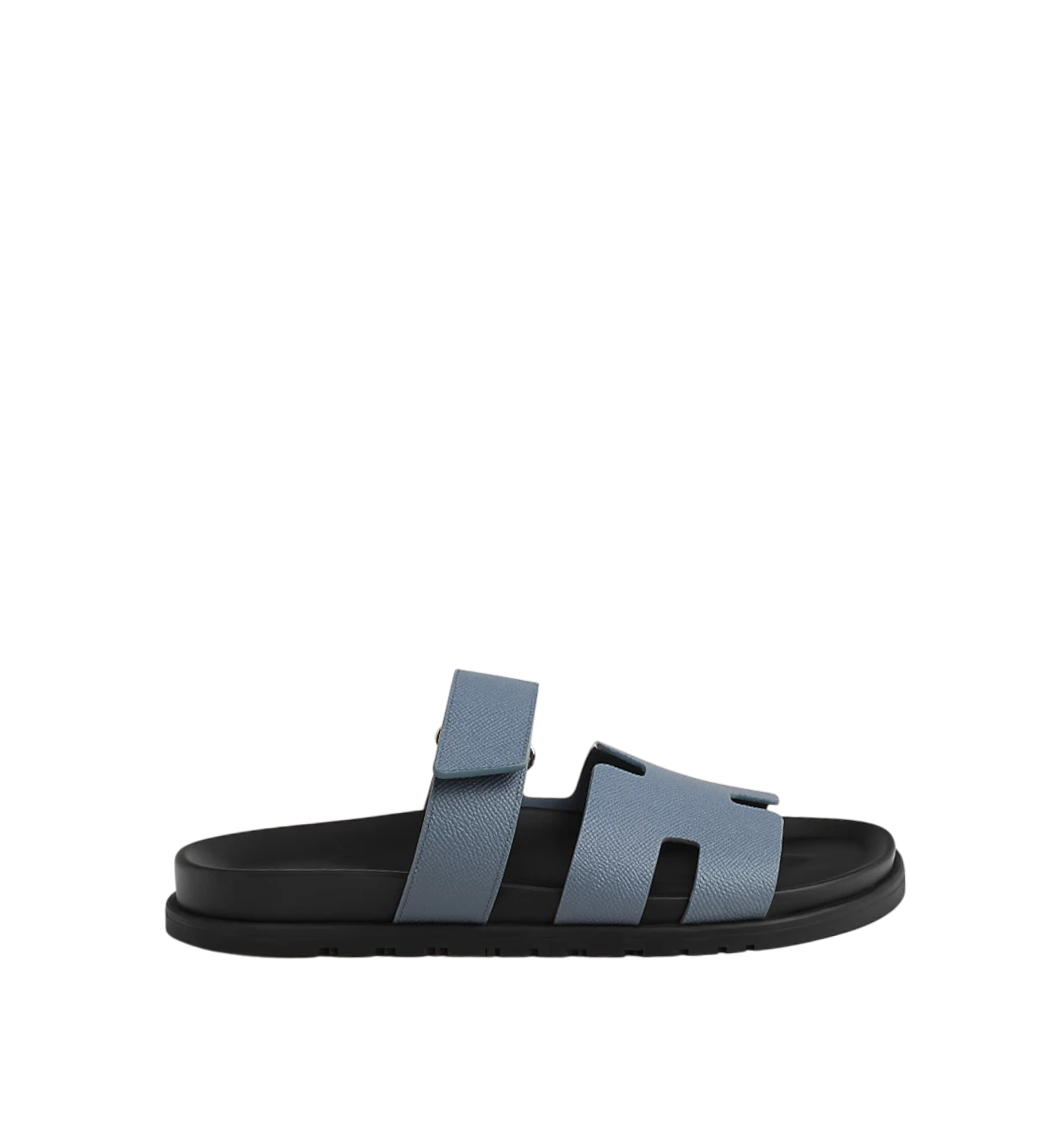 Hermès Chypre Sandals Epsom Men Bleu Grignon