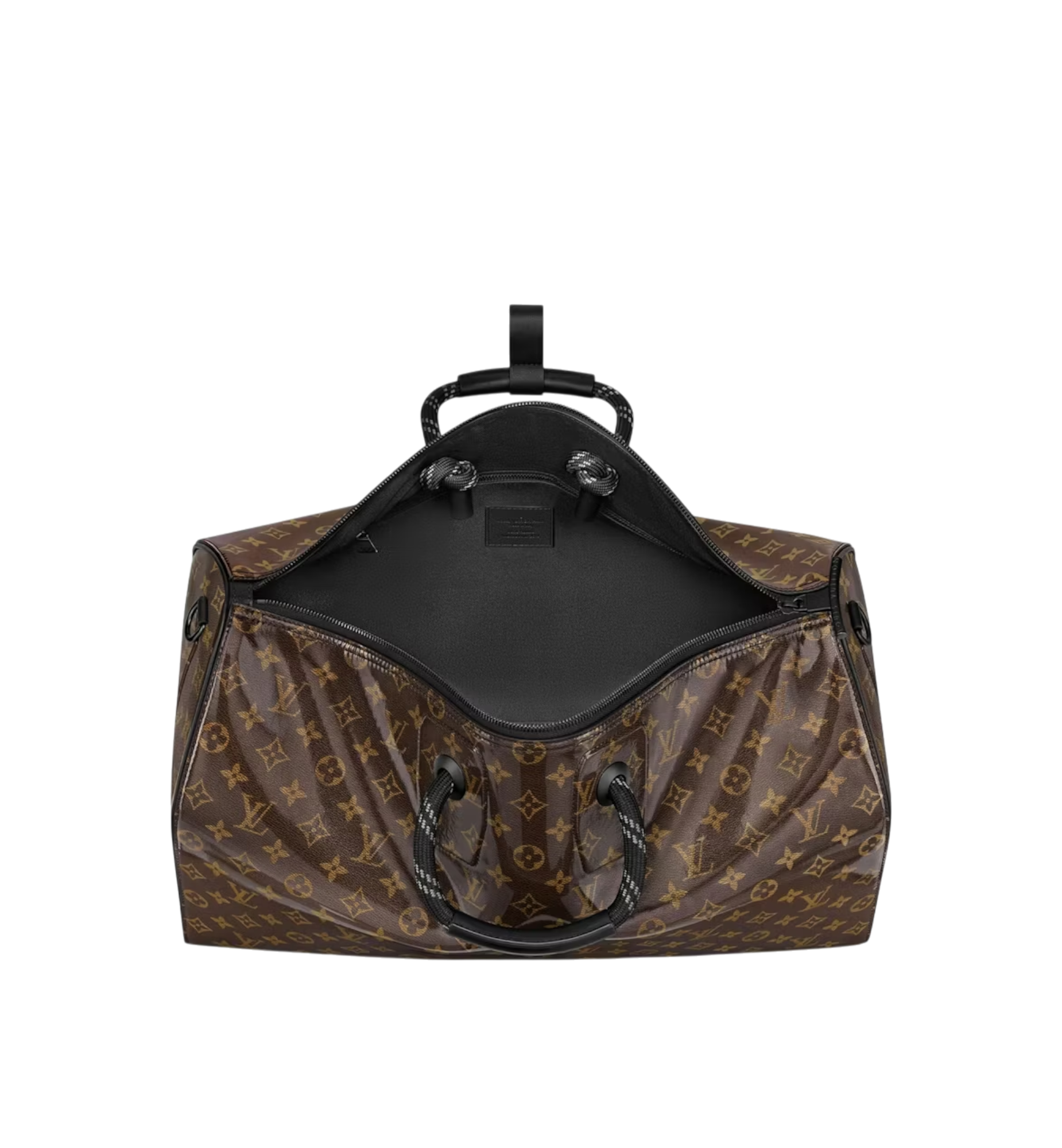 Louis Vuitton Keepall Bandoulière Monogram Glaze 50 Brown