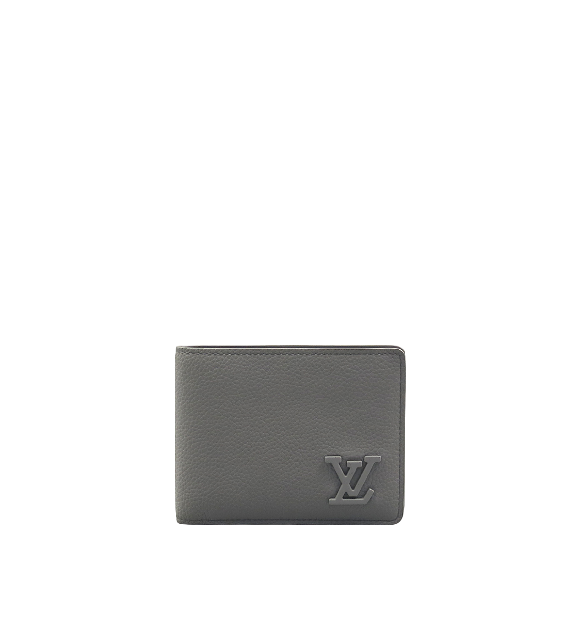 Louis Vuitton Grey Aerogram Leather Multiple Wallet