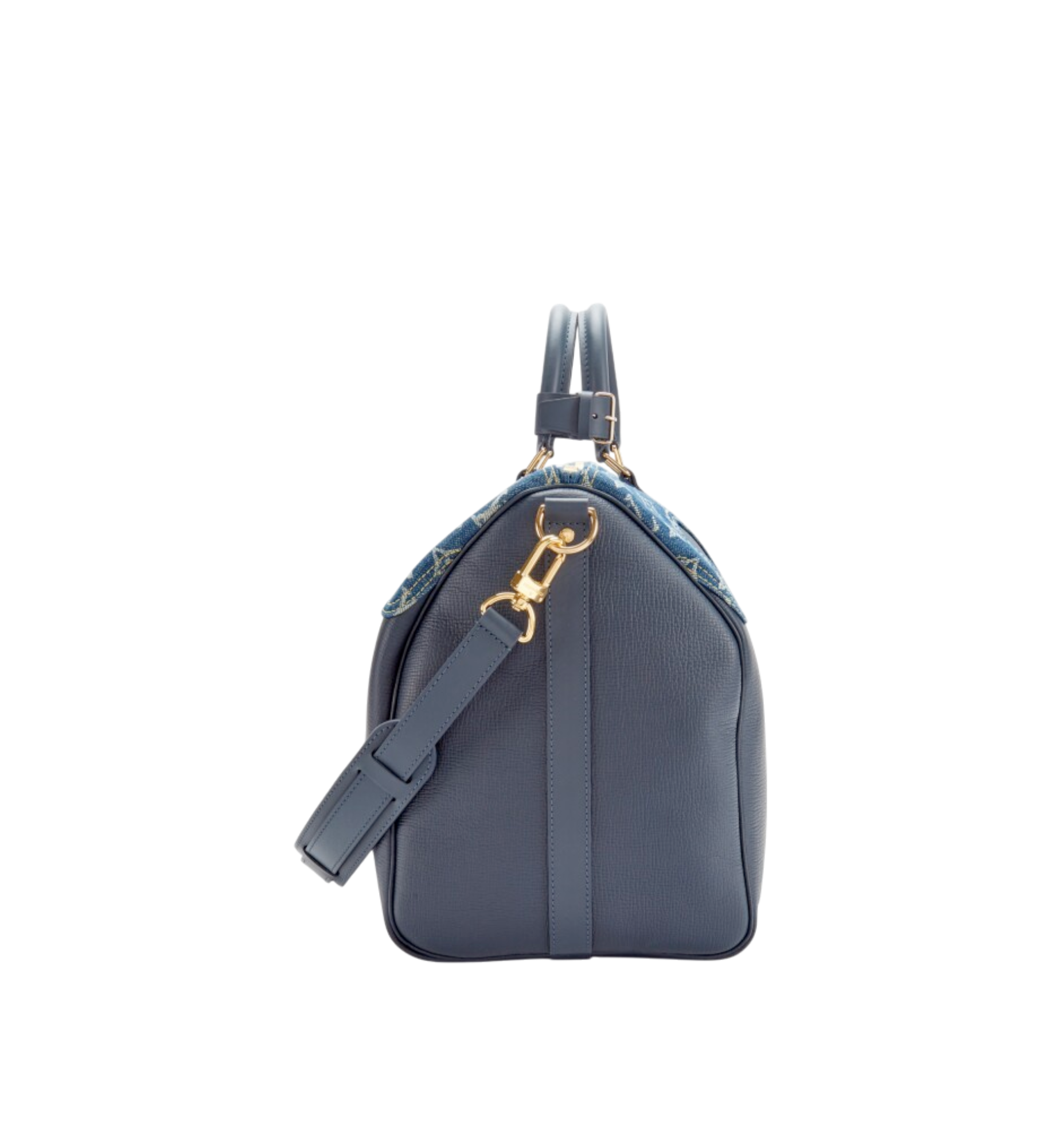 Louis Vuitton Virgil Abloh Nigo Blue Monogram Denim Drip & Tuairillon Keepall Bandouliere 50 Limited Edition