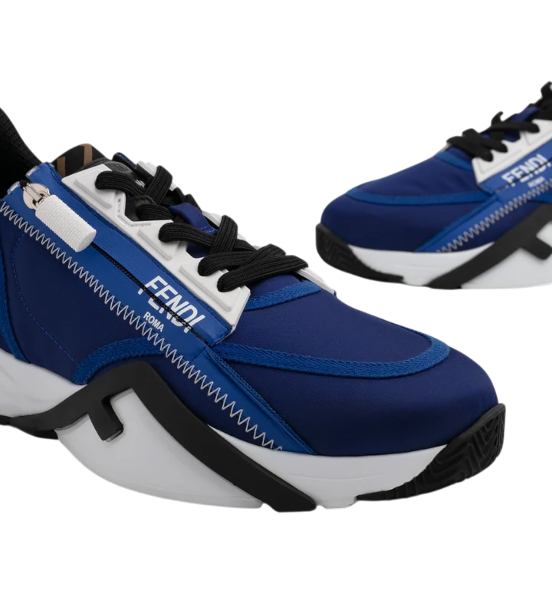 FENDI FLOW SNEAKERS DARK BLUE MEN