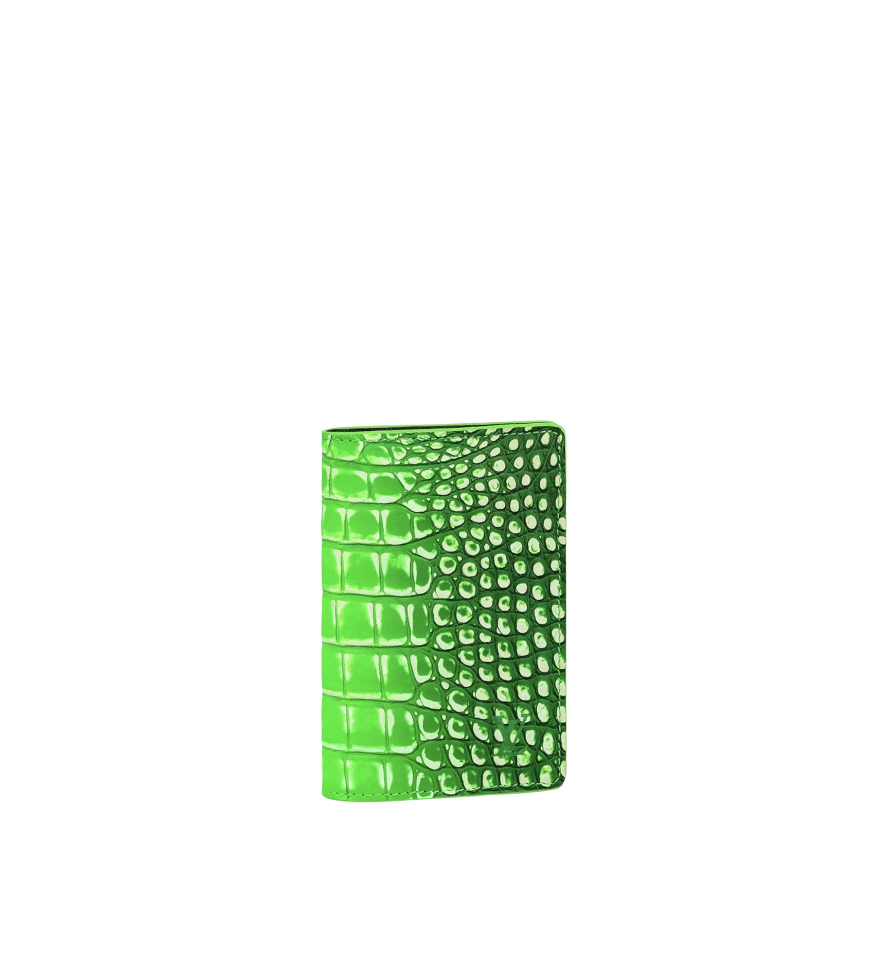 Louis Vuitton Crocodilean Matte Pocket Organizer Gradient Fluo Green