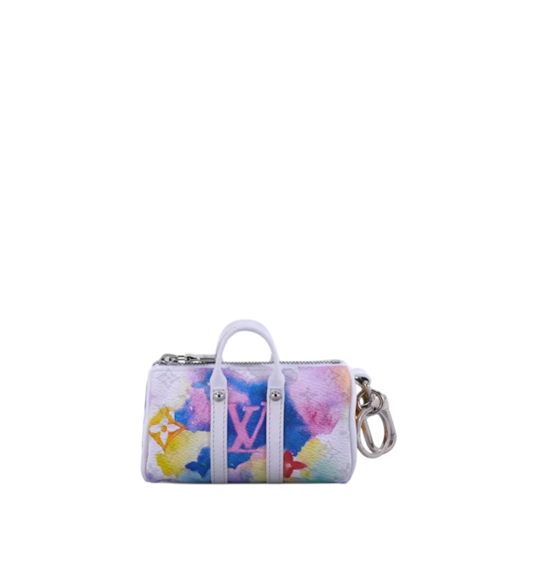 Louis Vuitton Key Holder & Bag Charm Monogram Watercolor