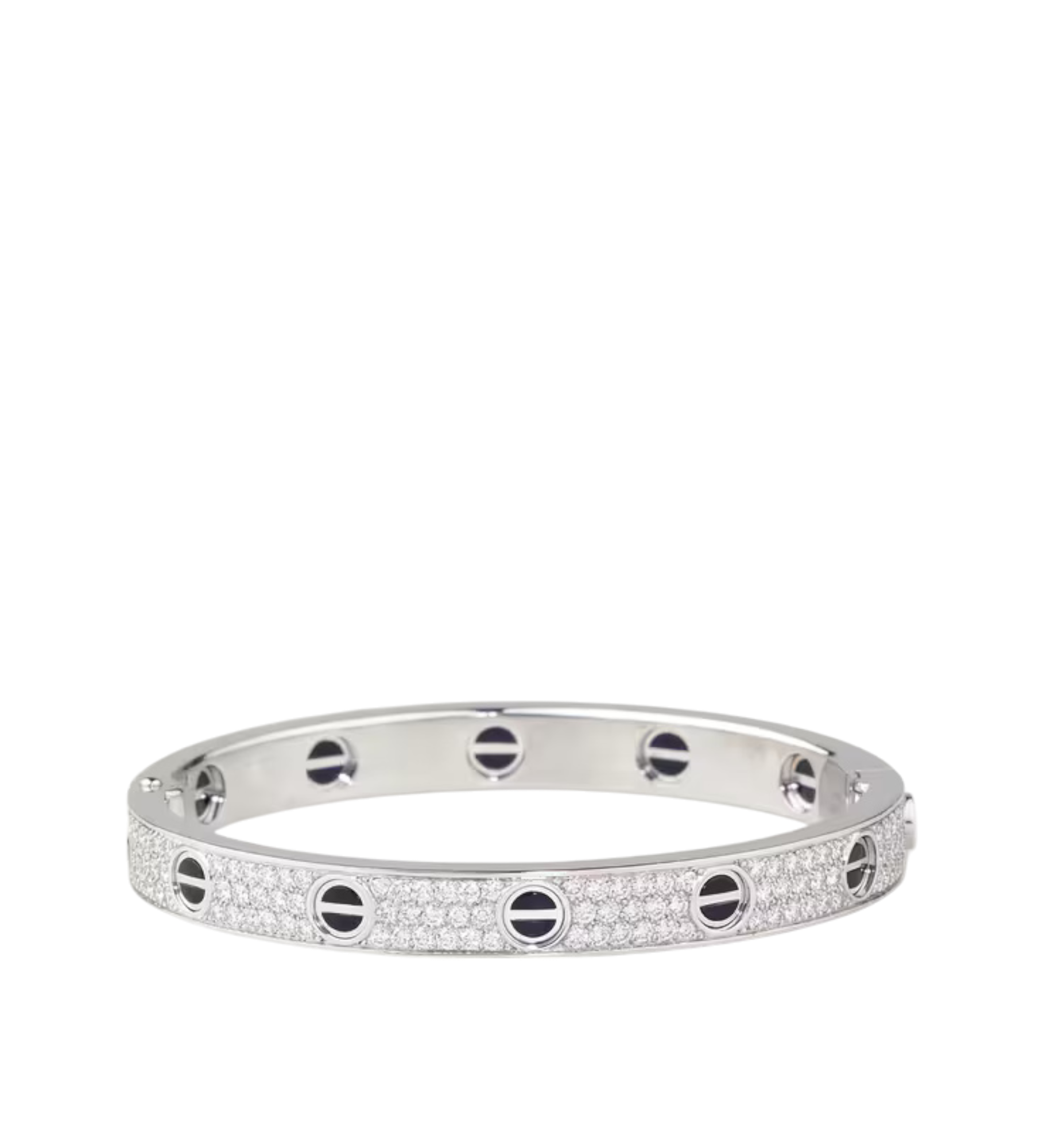 LOVE bracelet, classic model, paved, ceramic Ref. N6032417
