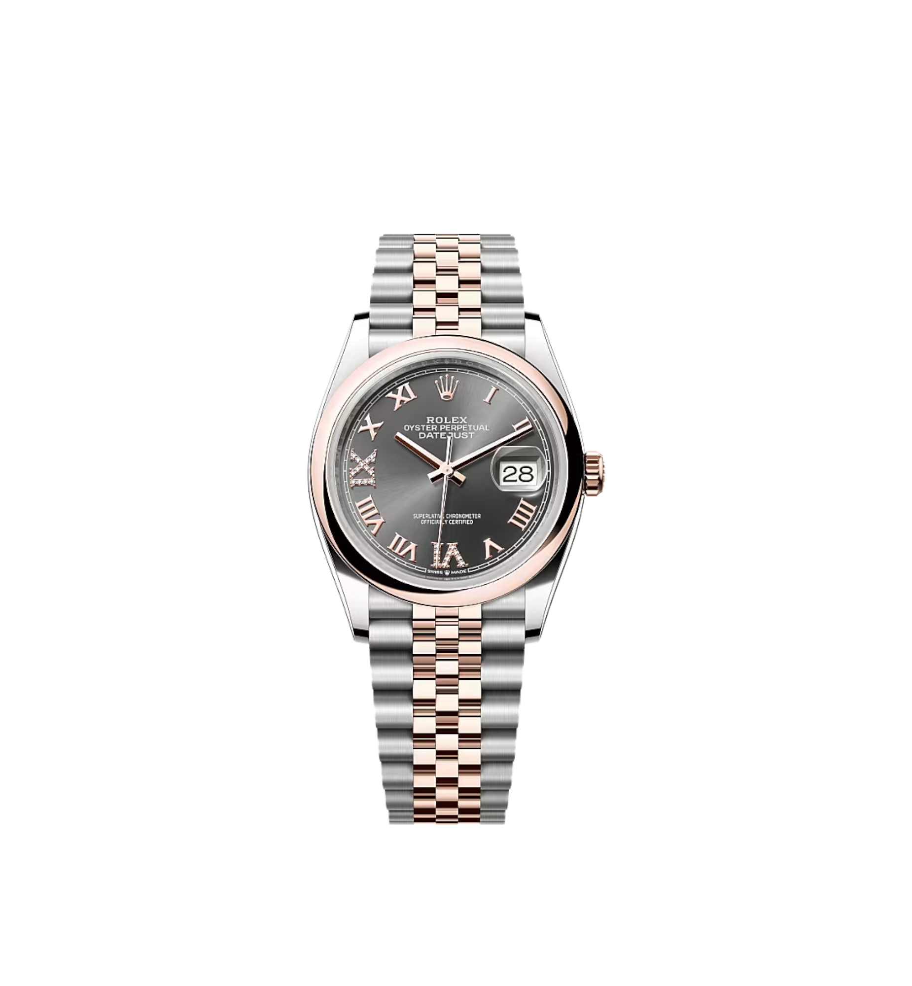 Rolex Datejust 36 Ref. 126201 | Slate | "VI & IX Diamonds"