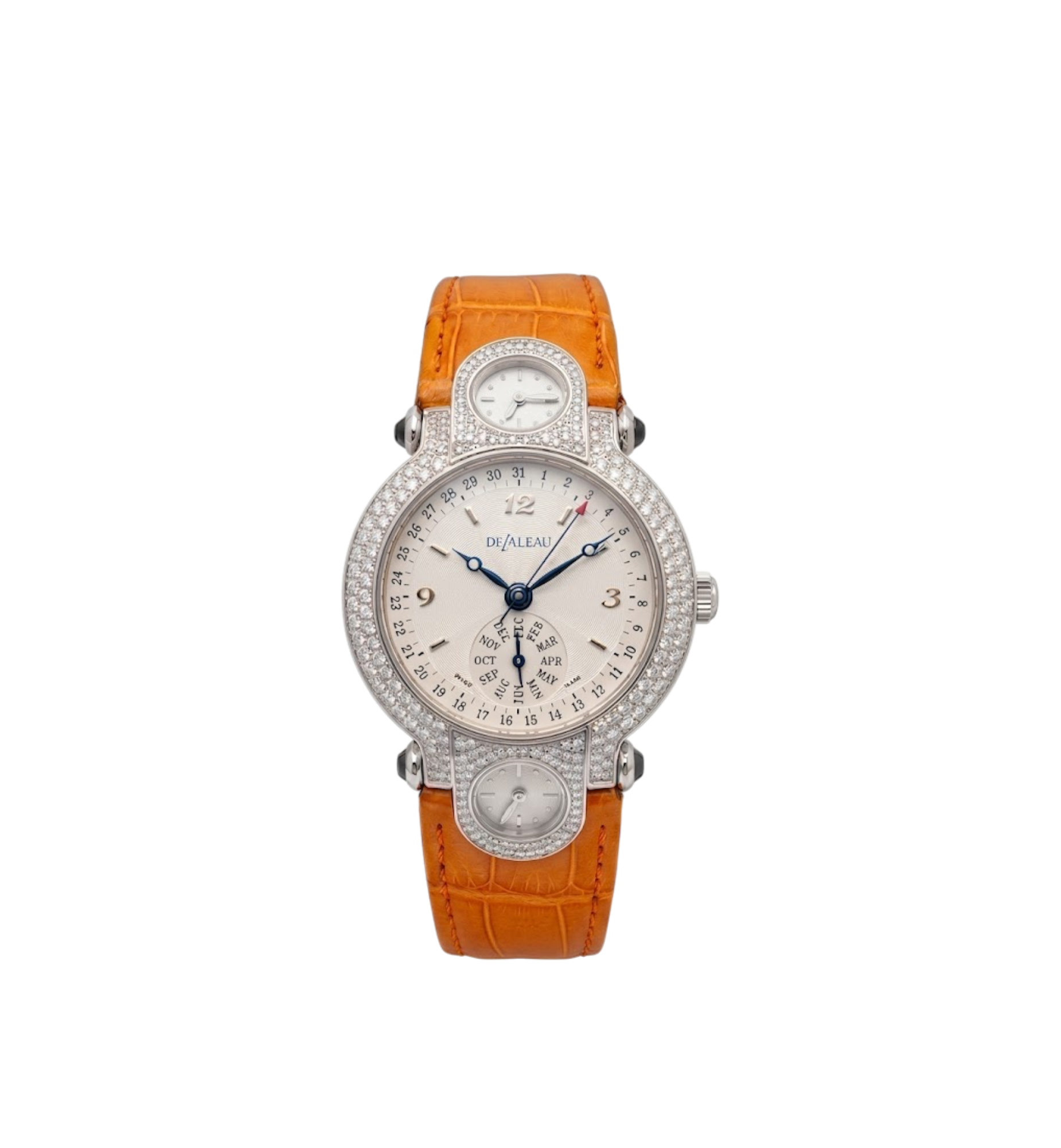 DeLaneau Three Time Zones Watch