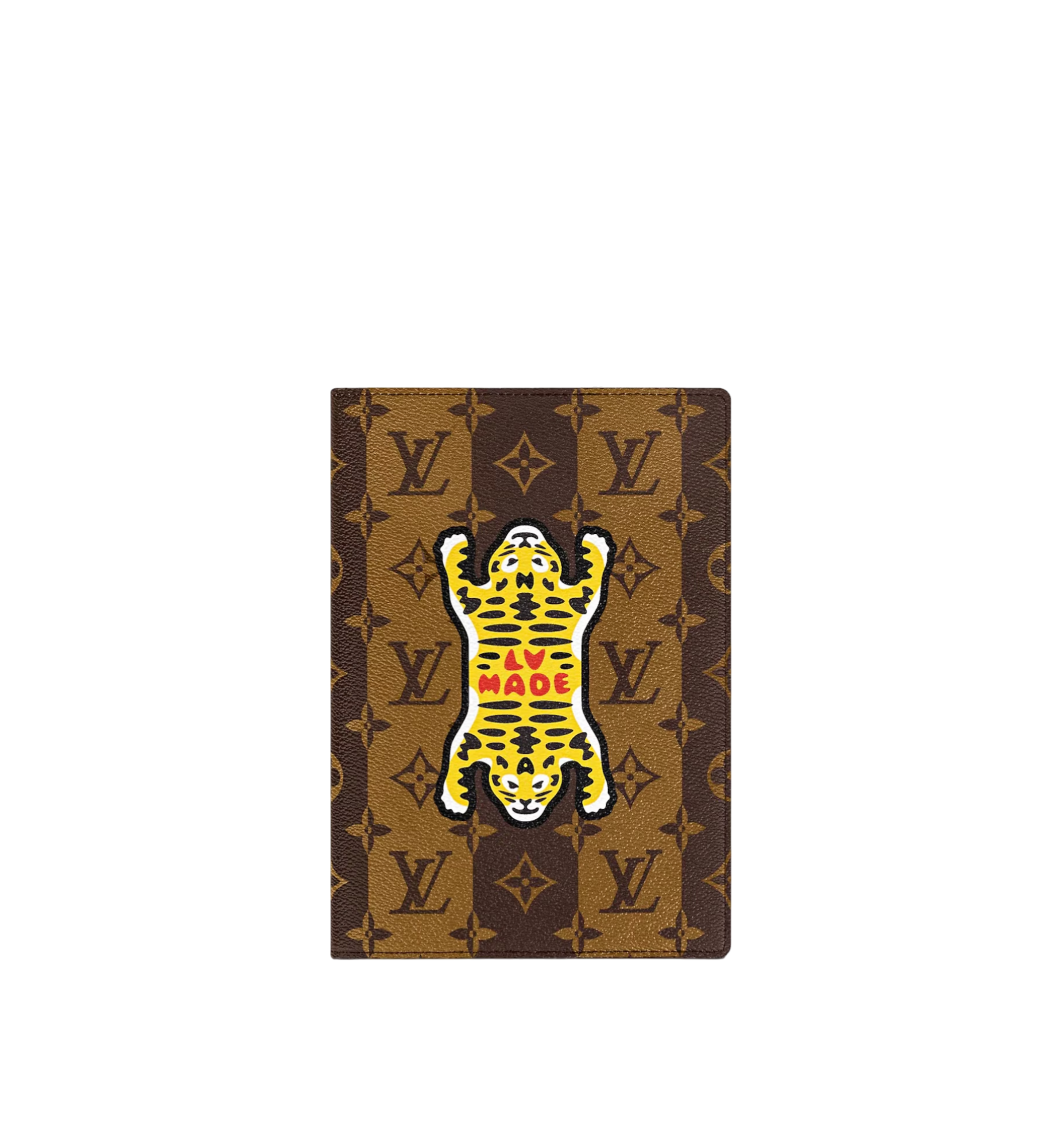 Louis Vuitton x Nigo Notebook Cover Monogram Stripes Brown