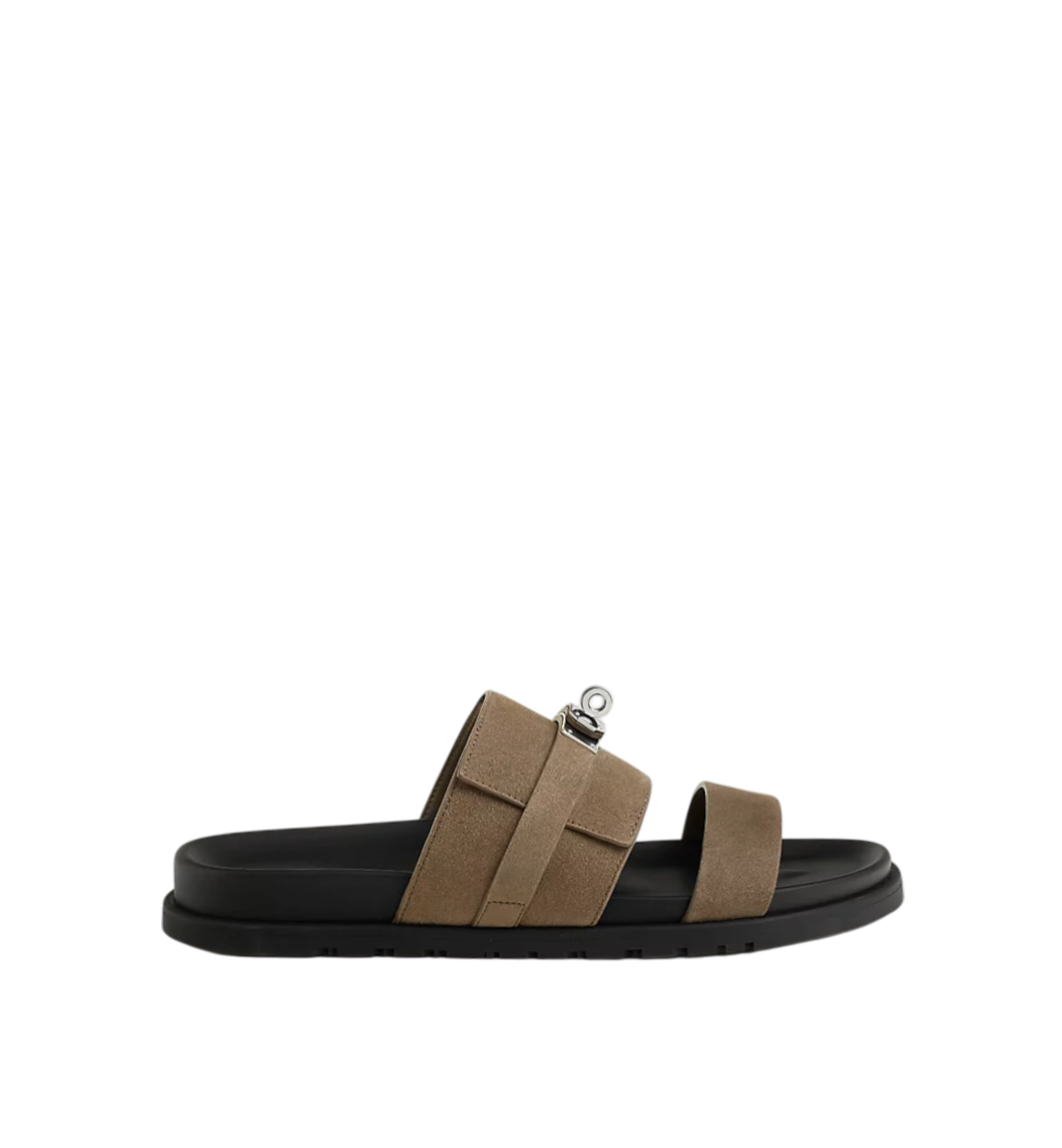 Hermès Jackson Sandals in Etoupe PHW
