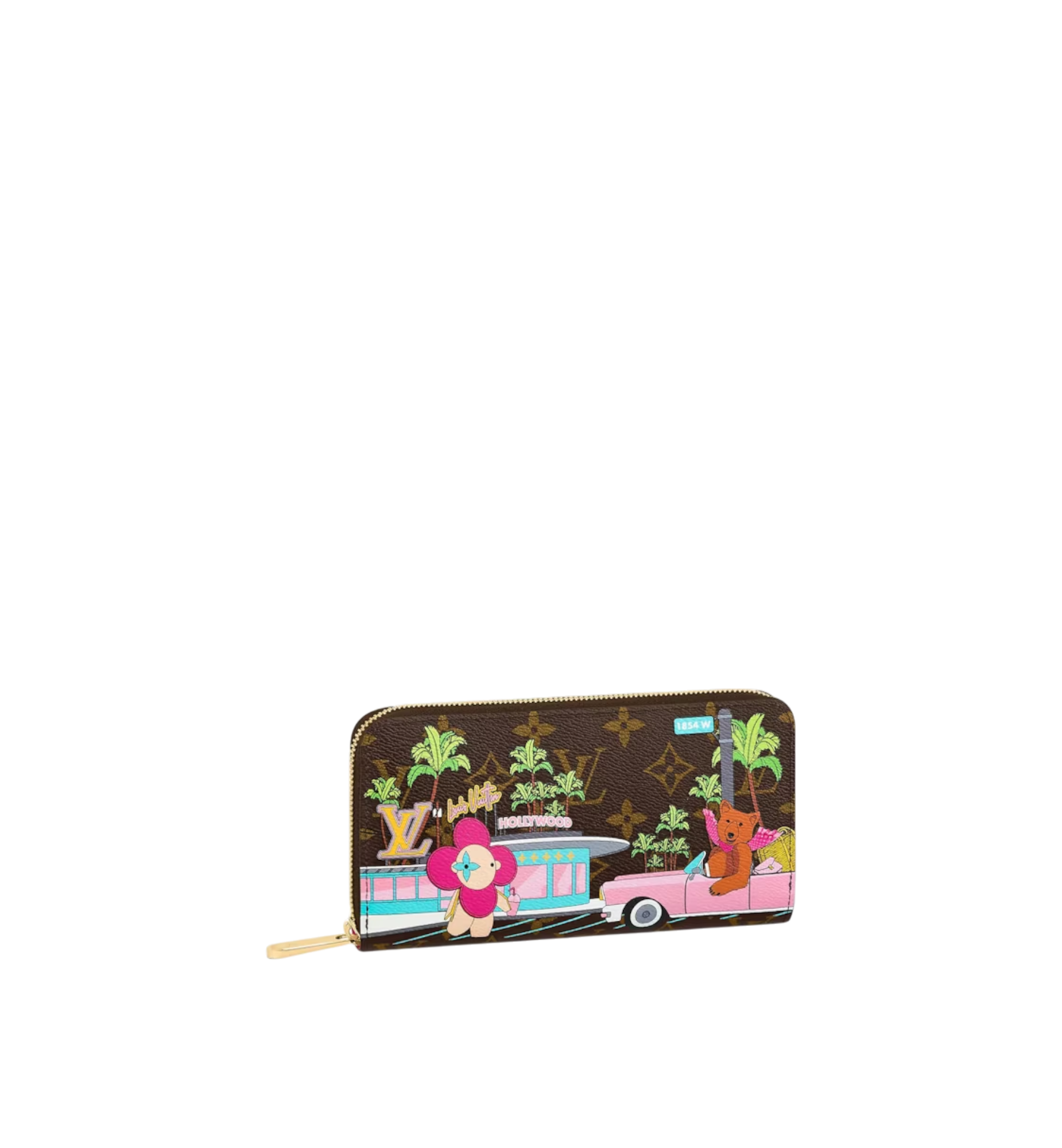 LOUIS VUITTON ZIPPY WALLET XMAS HOLLYWOOD MONOGRAM