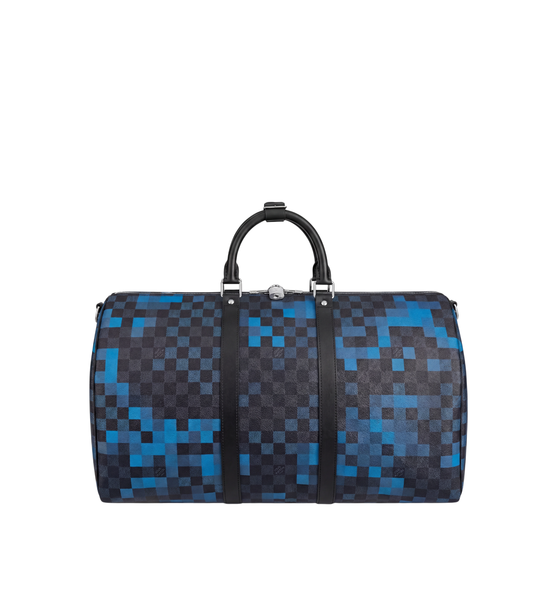 Louis Vuitton Keepall Bandouliere Damier Graphite Pixel 50 Blue