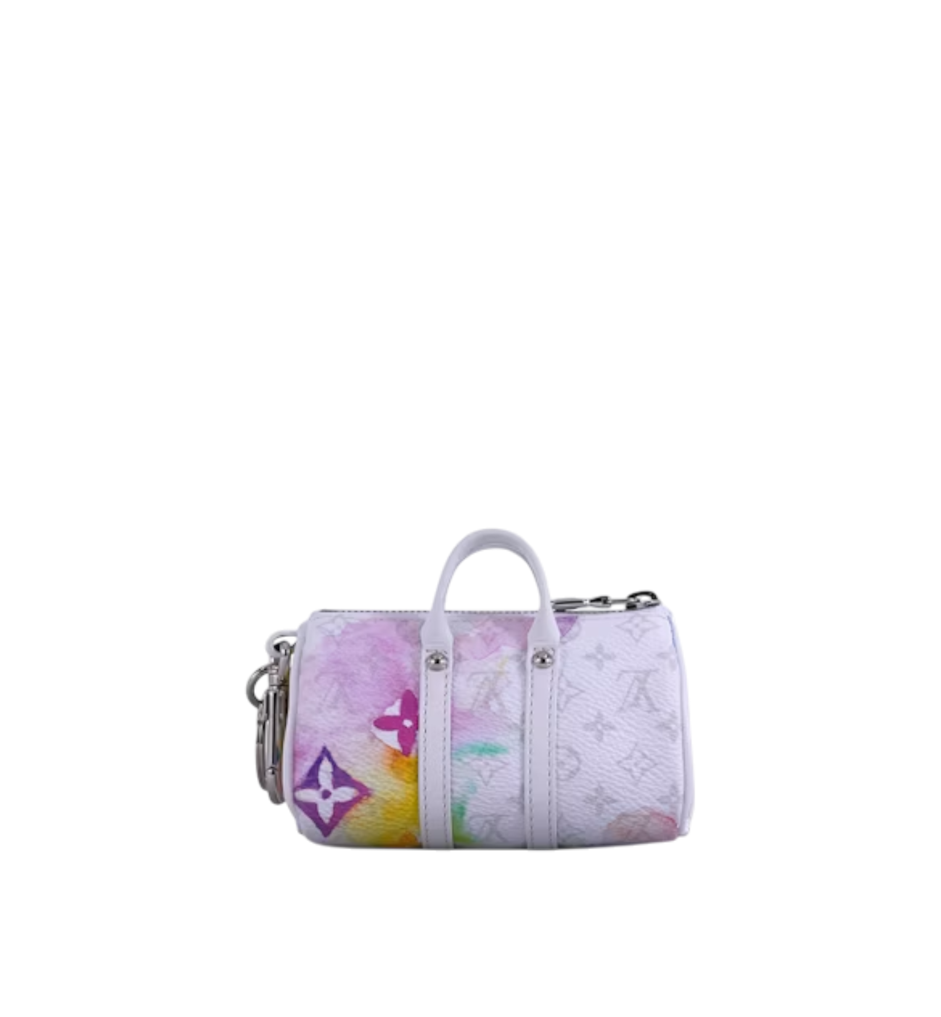 Louis Vuitton Key Holder & Bag Charm Monogram Watercolor