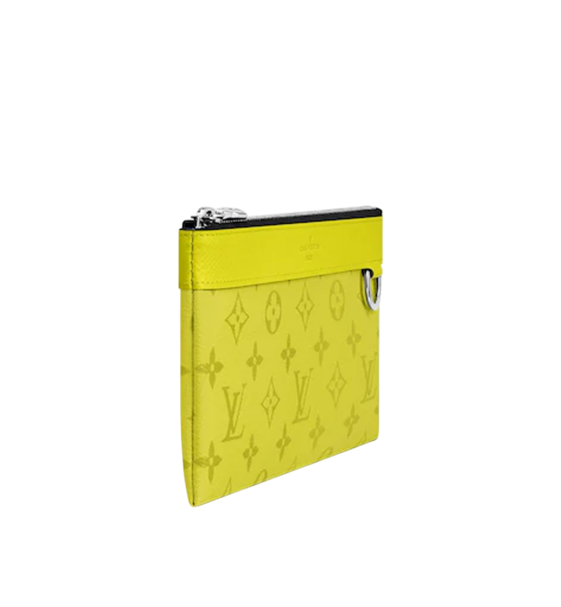 Louis Vuitton Discovery Pochette Monogram Bahia Taiga PM Yellow