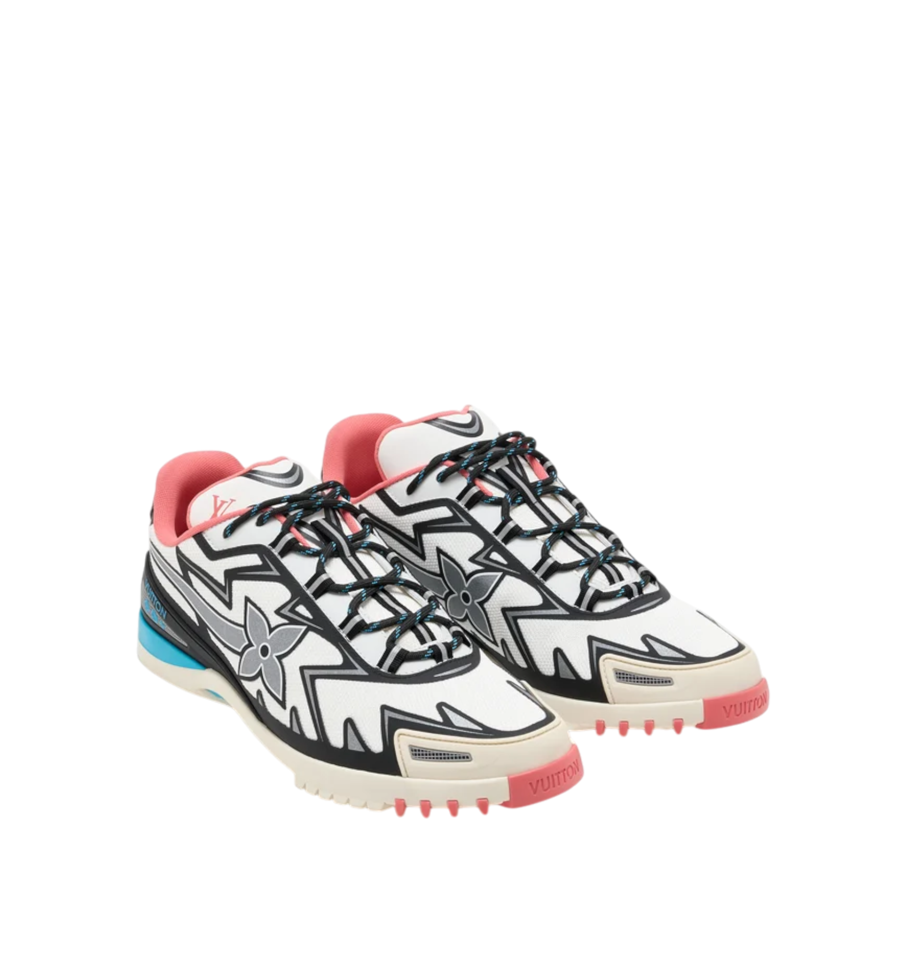Louis Vuitton Sprinter Sneakers White And Black Men