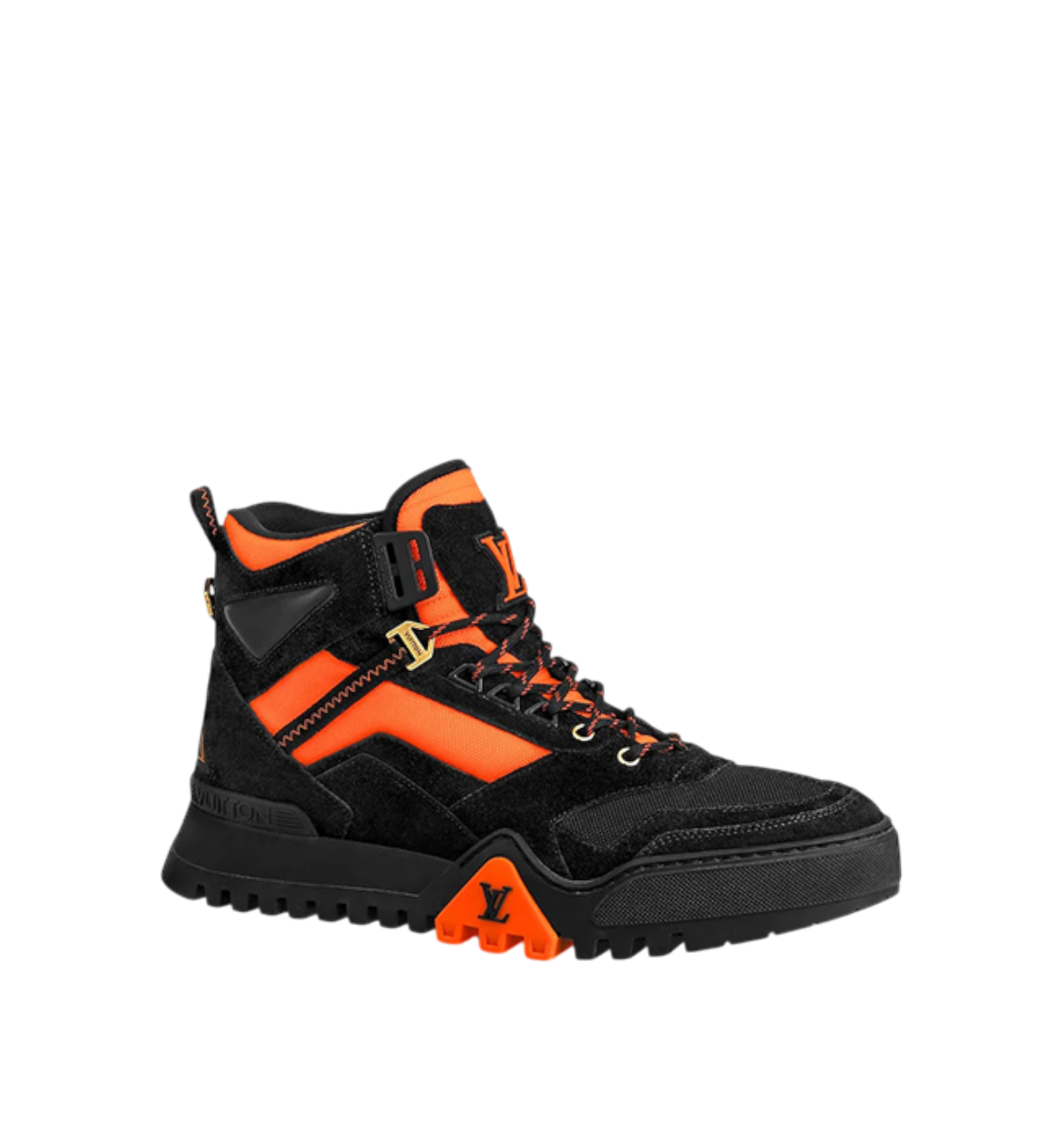 Louis Vuitton Sneakers Brownsville Black Orange Men 8