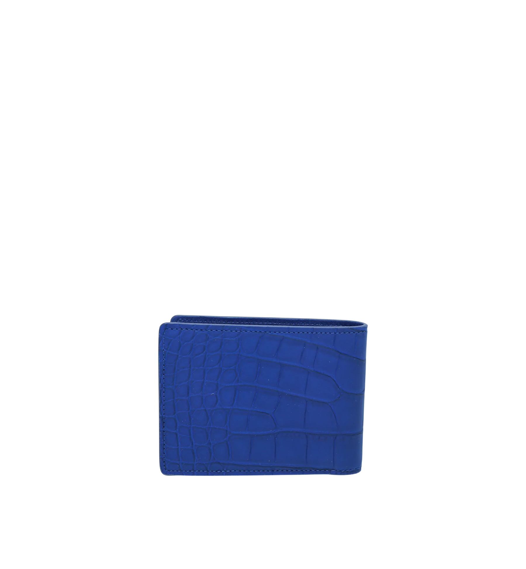 Louis Vuitton Blue Crocodile Matte Multiple Wallet