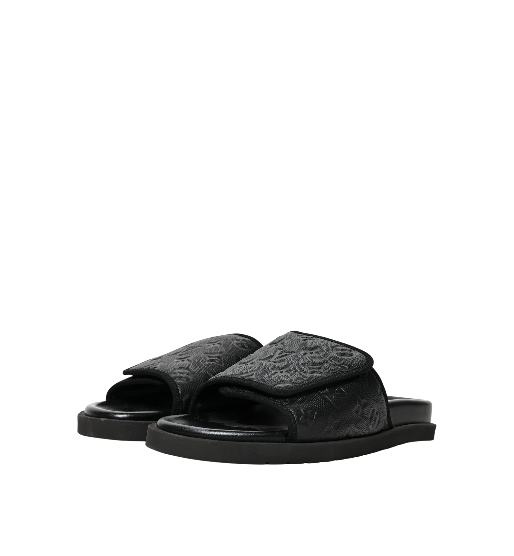 LOUIS VUITTON x NBA MIAMI MULES BLACK MEN