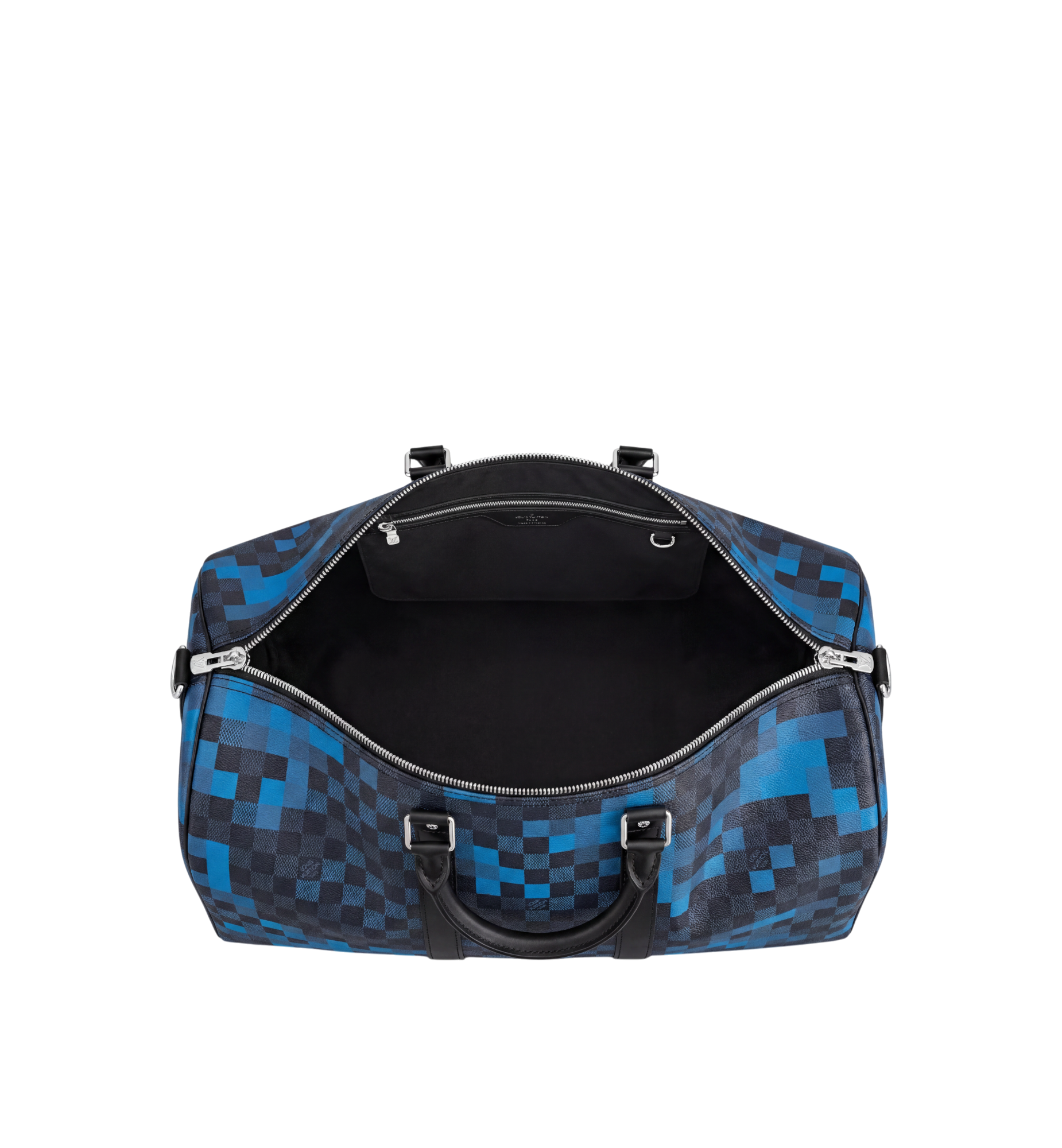 Louis Vuitton Keepall Bandouliere Damier Graphite Pixel 50 Blue