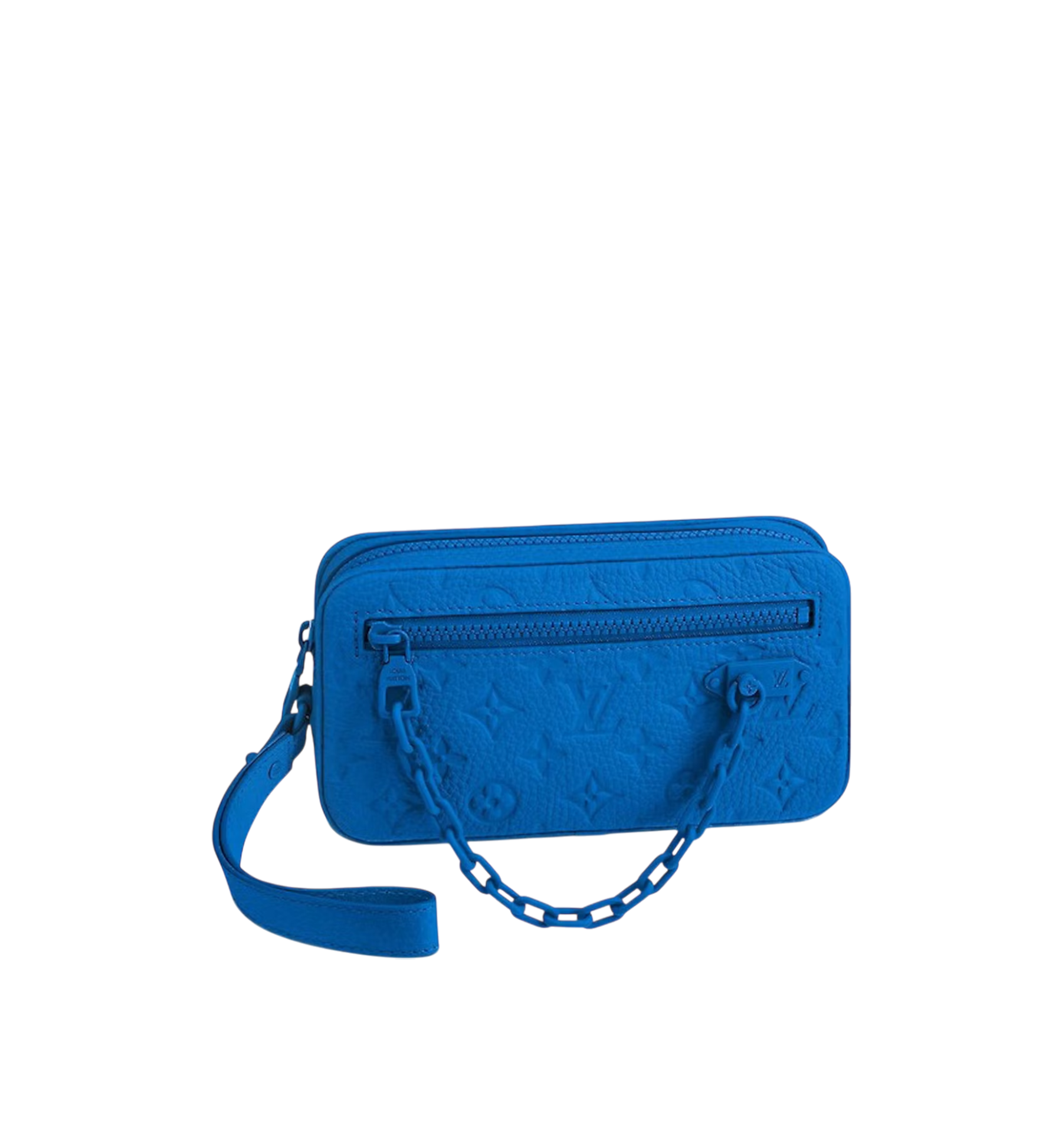 Louis Vuitton Pochette Volga Taurillong MNG Blue