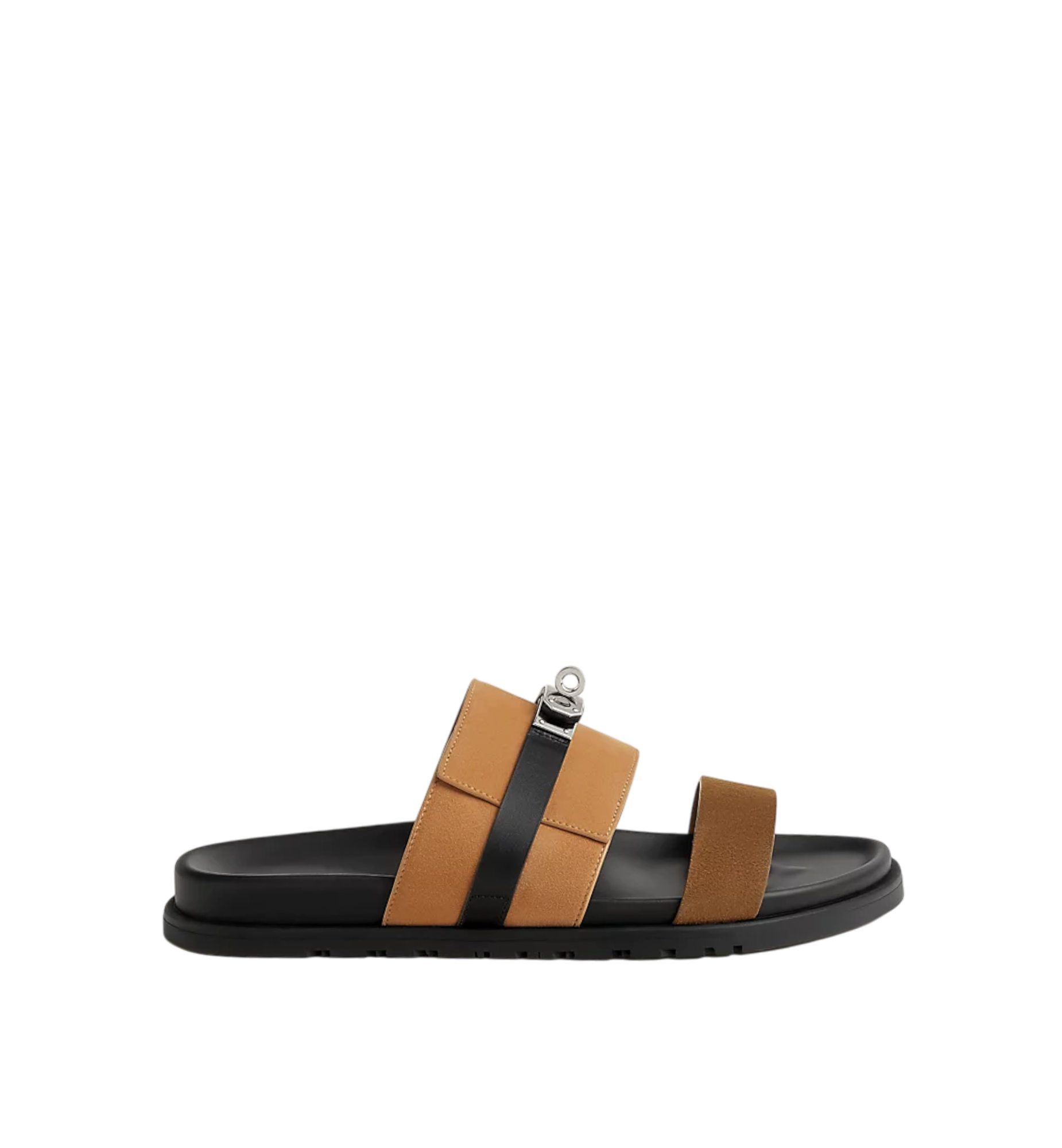 Hermès Jackson sandals in Multicolor Suede Goatskin And Calfskin