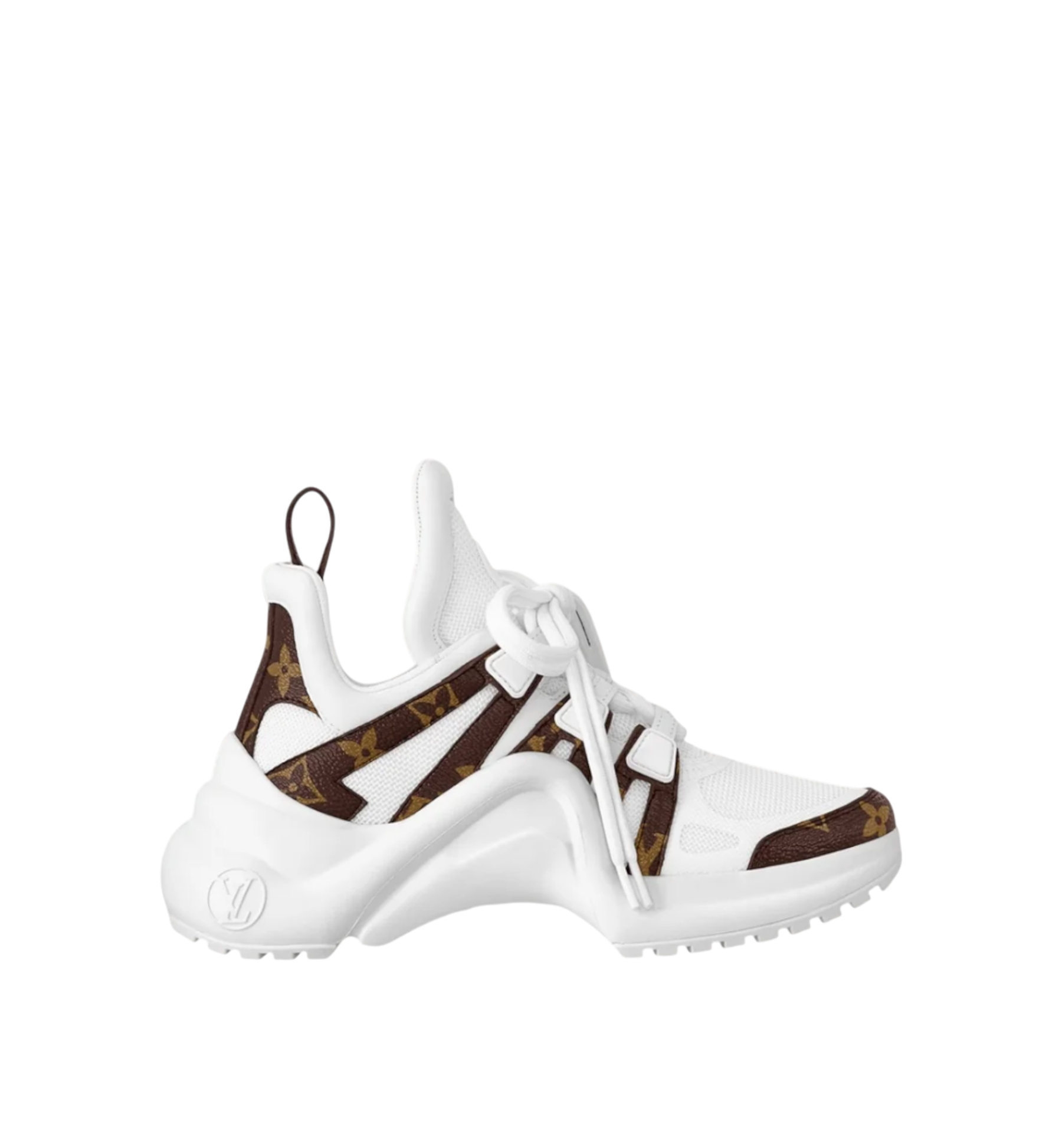 Louis Vuitton Archlight White Monogram Canvas Coated And Leather