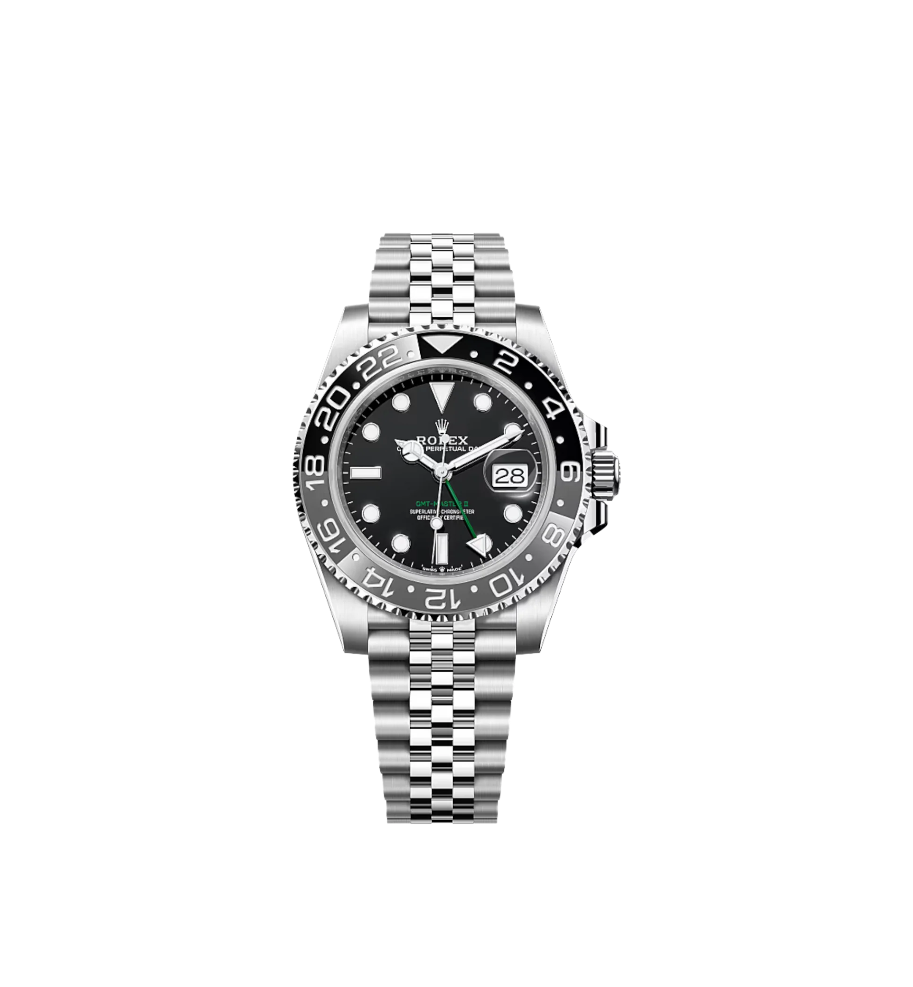 Rolex GMT-Master II 40 "Bruce Wayne" Ref. 126710GRNR | Jubilee Bracelet