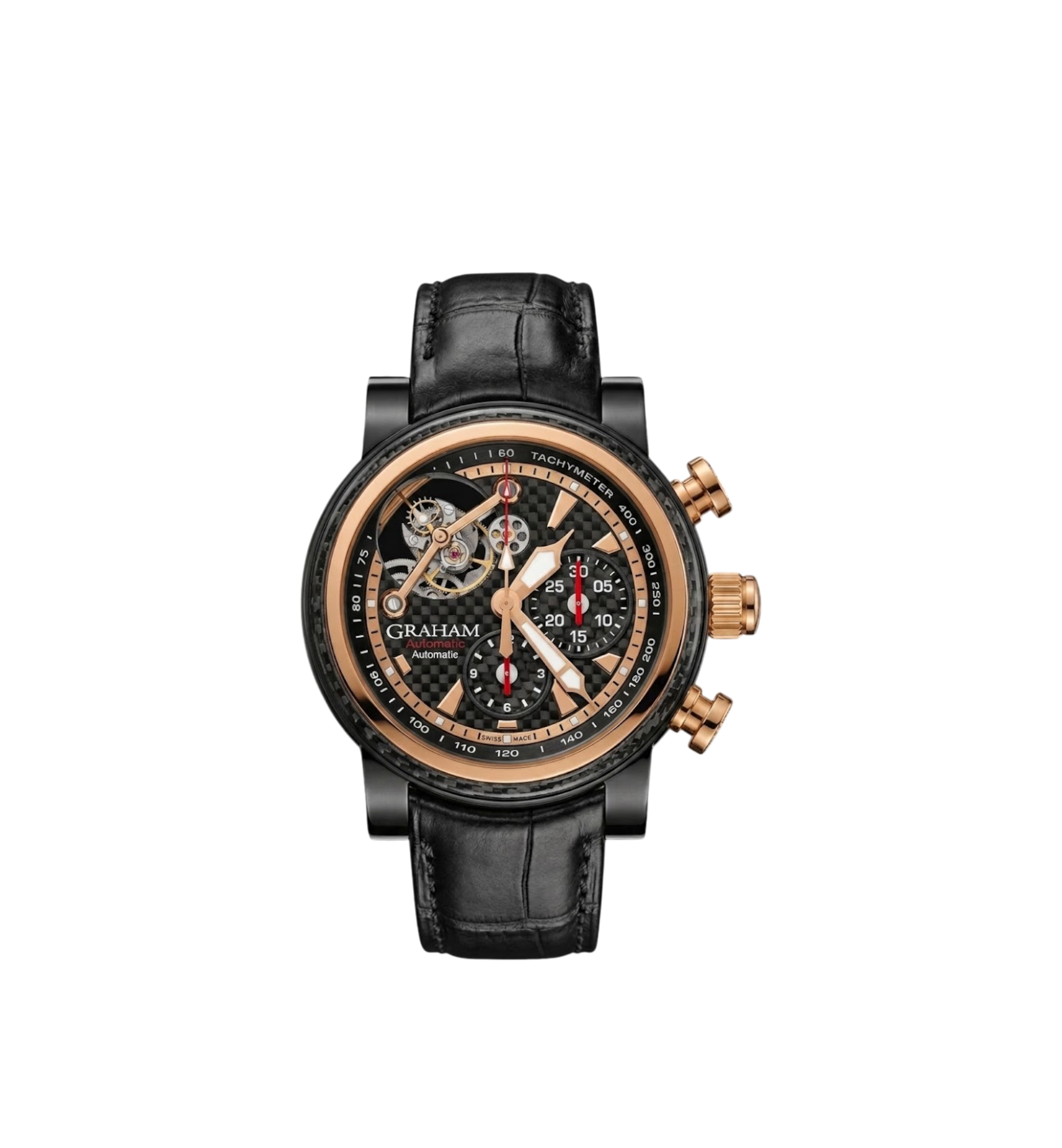 Graham Tourbillograph Rose Gold Men's Watch Ref. 2TWAO.B01A