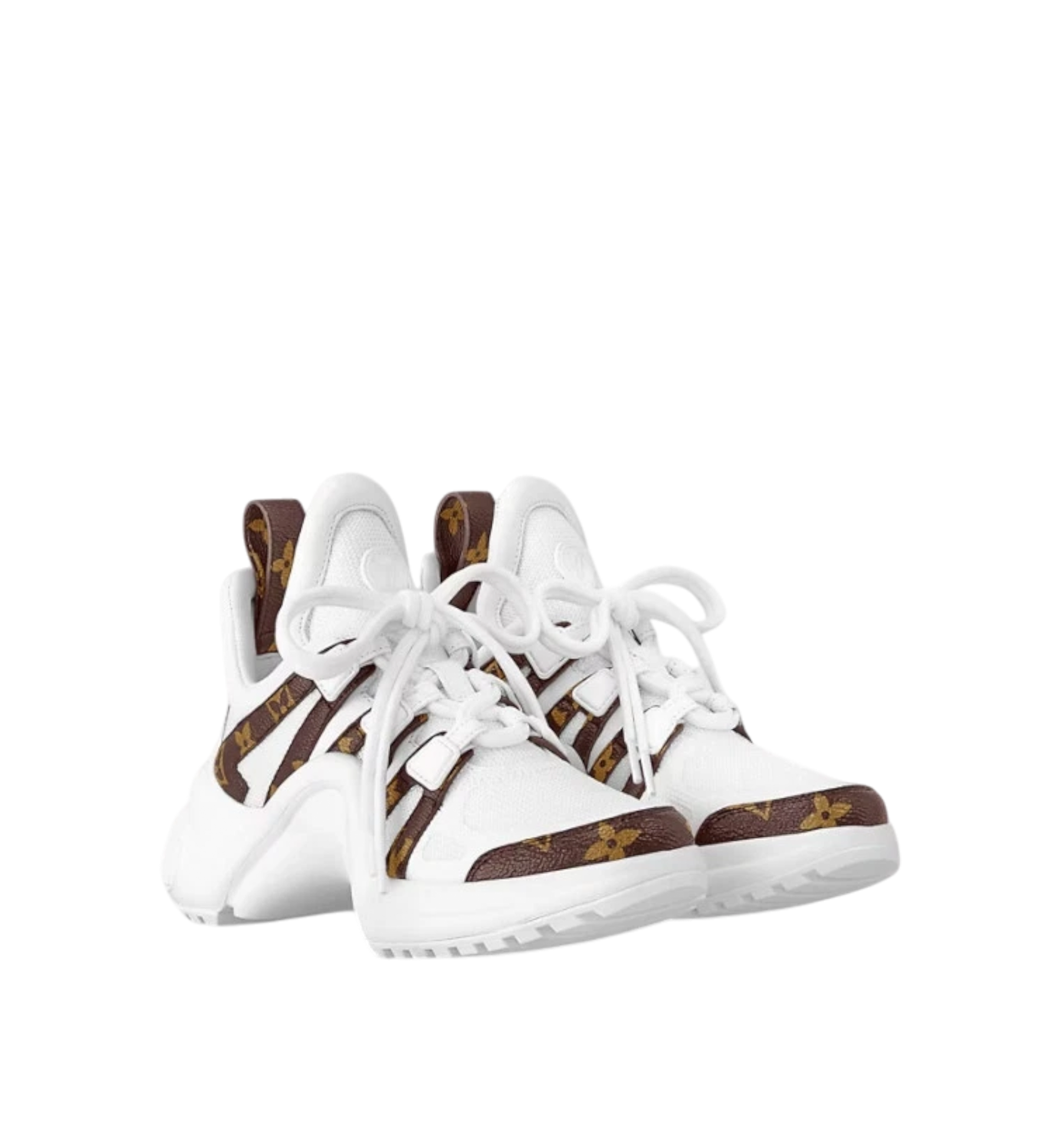 Louis Vuitton Archlight White Monogram Canvas Coated And Leather