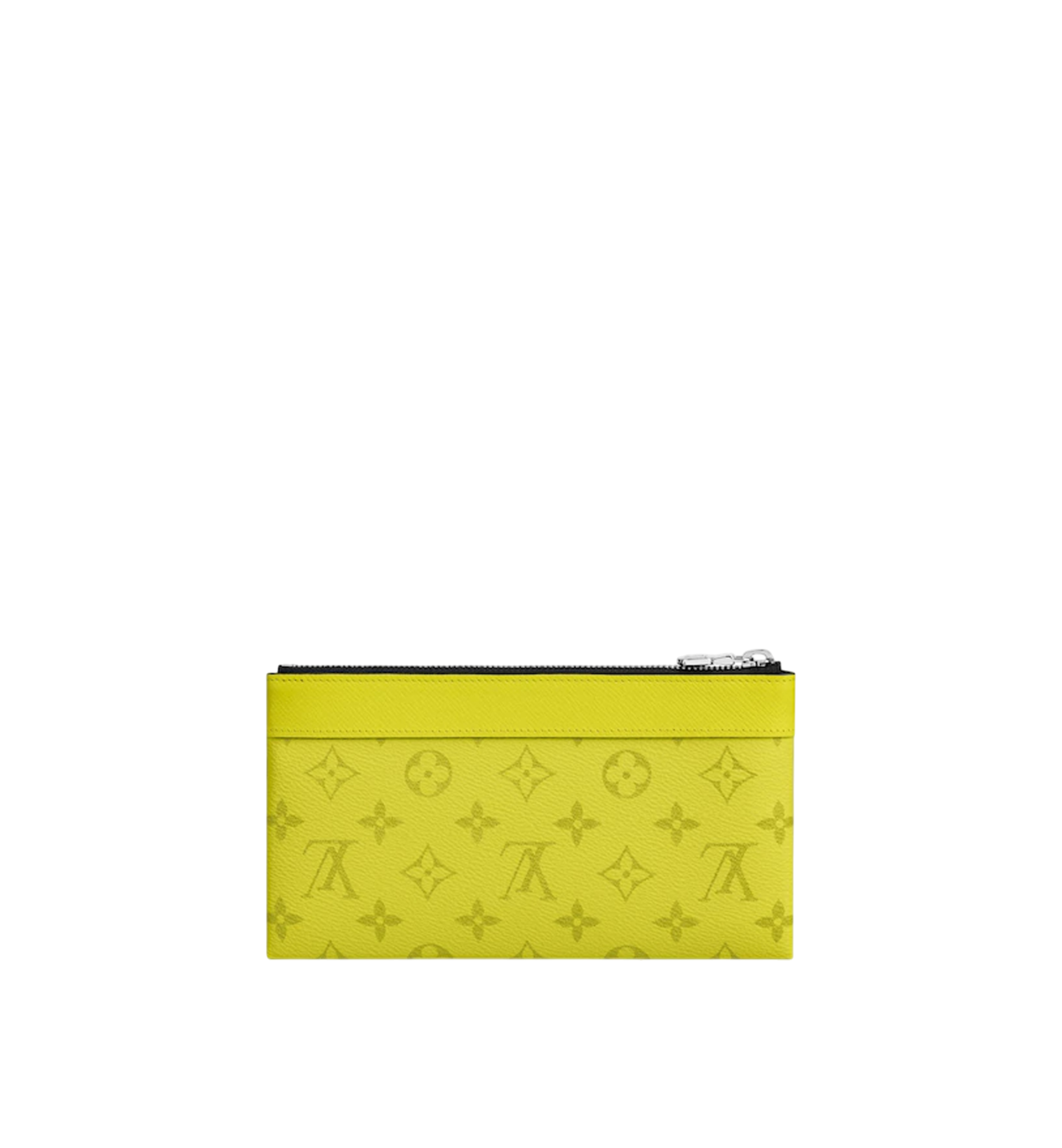 Louis Vuitton Discovery Pochette Monogram Bahia Taiga PM Yellow