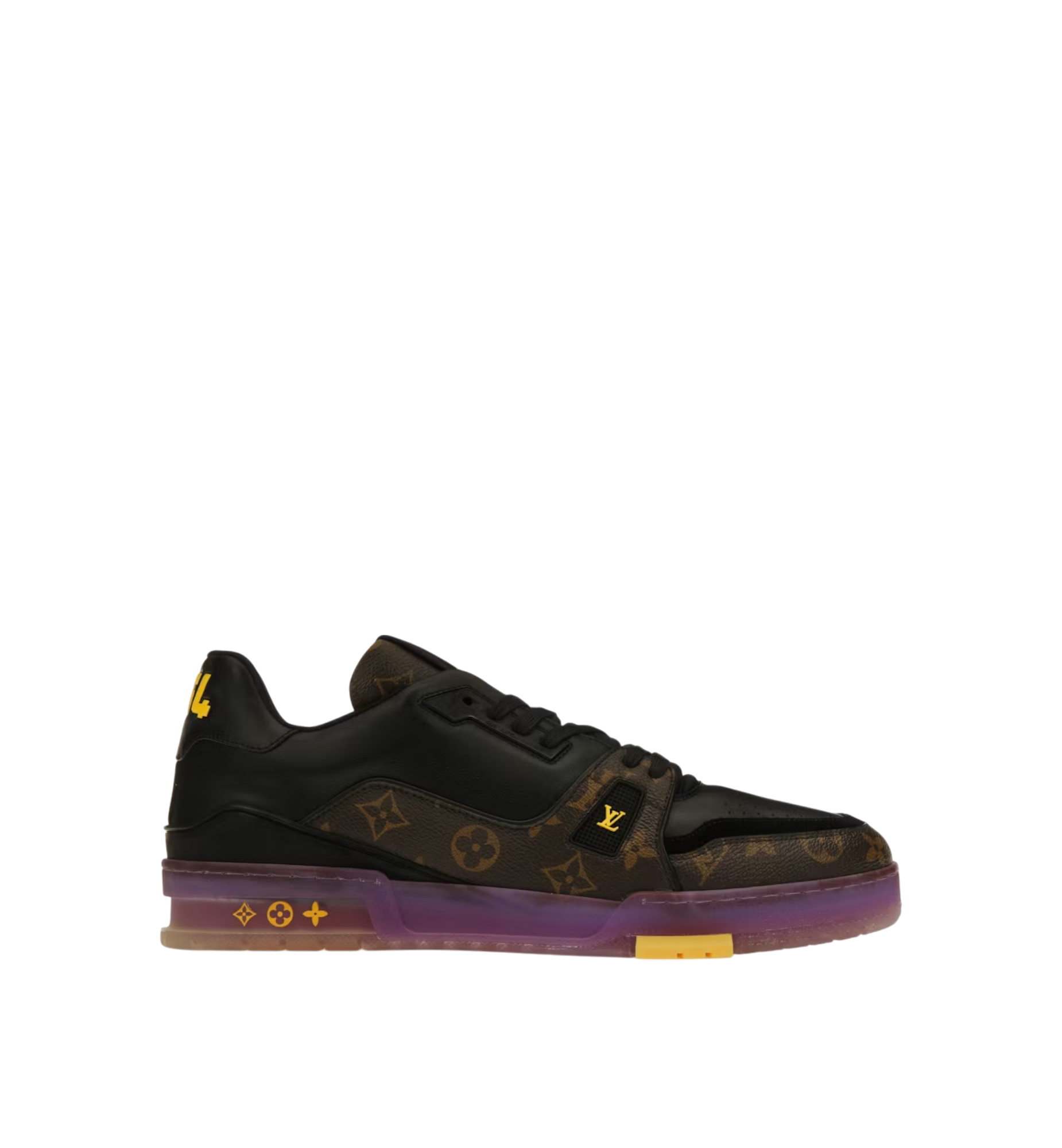 Louis Vuitton Sneaker #54 Black Purple Men