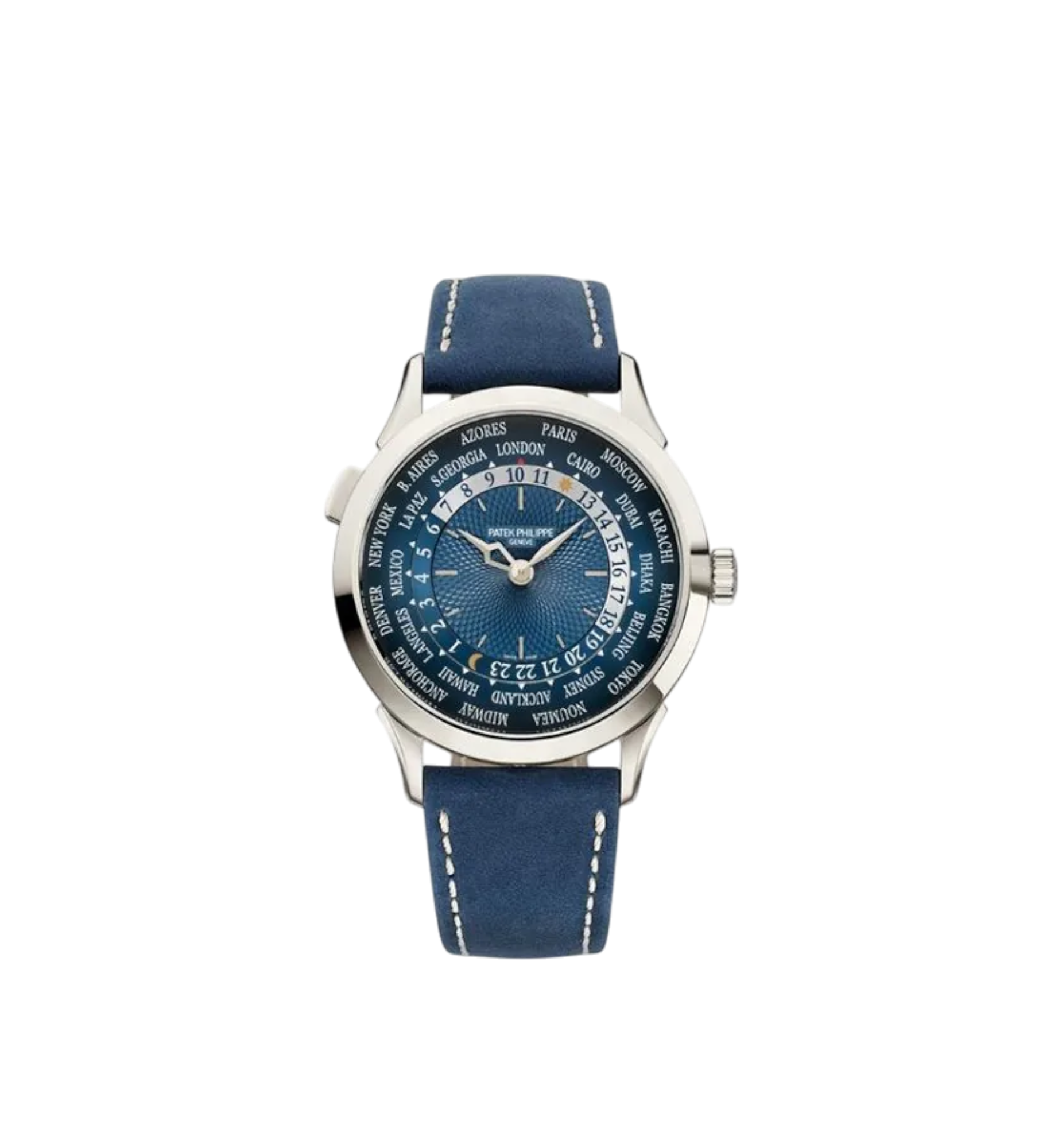 Patek Philippe Complications Ref. 5230P-001 Blue Dial World Time