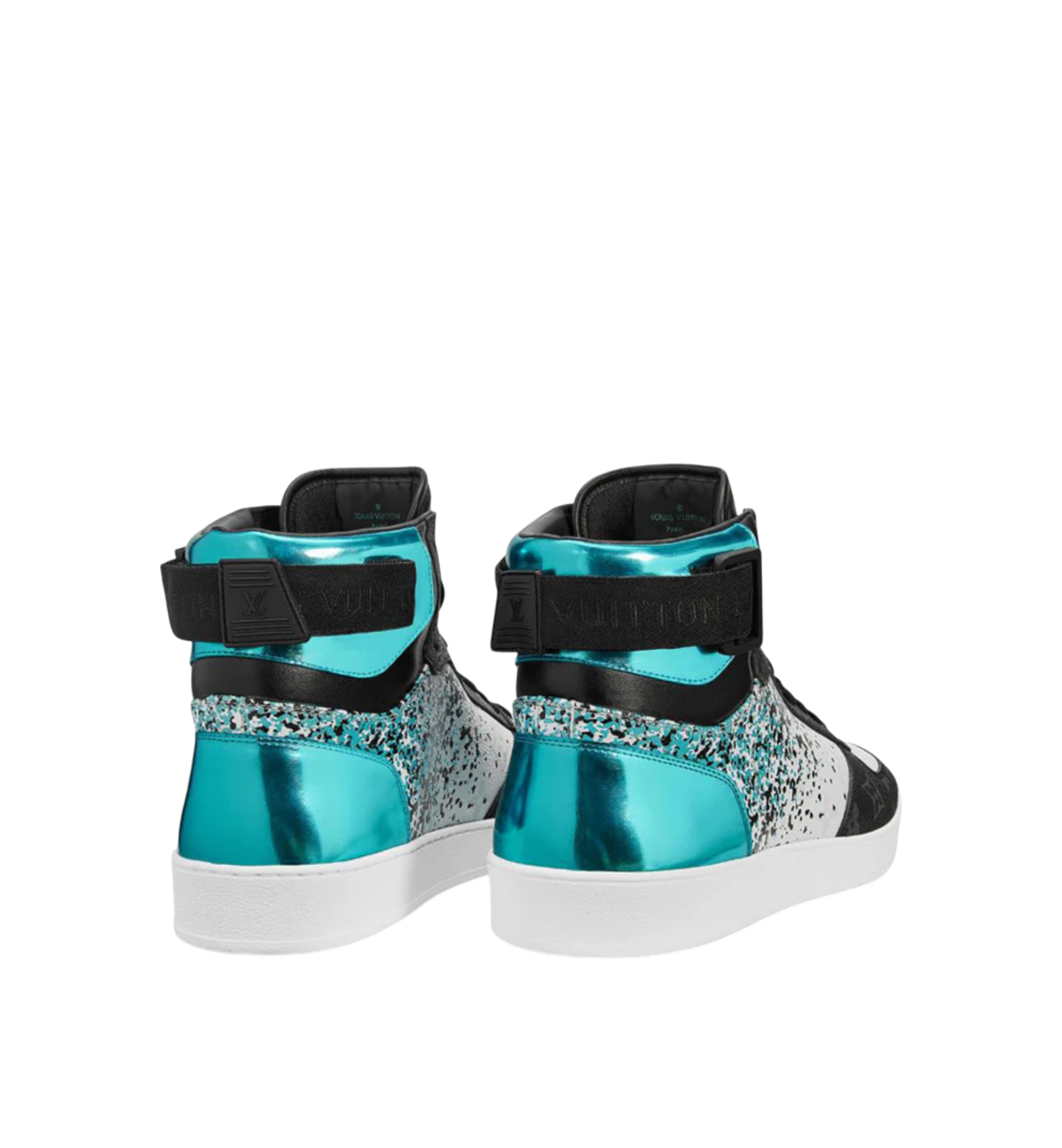 Louis Vuitton Rivoli High Sneaker Monogram Blue Metallic Men
