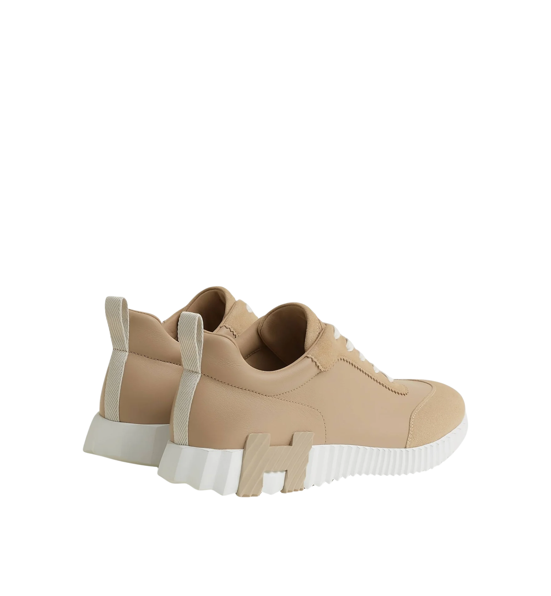 Hermès Bouncing Sneaker Calfskin Suede Beige Lin