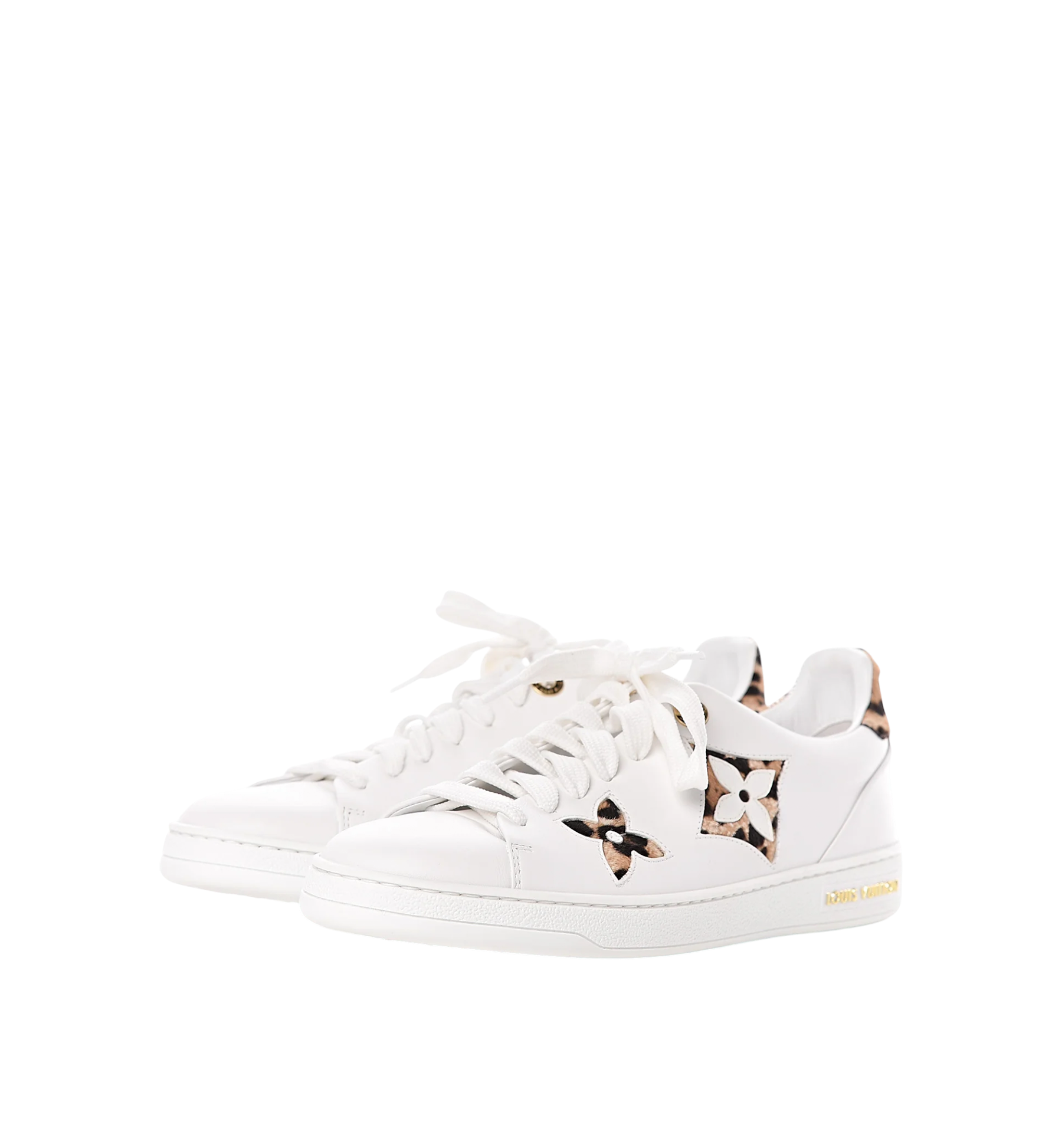 LOUIS VUITTON SNEAKER GIANT JUNGLE FRONTROW WHITE
