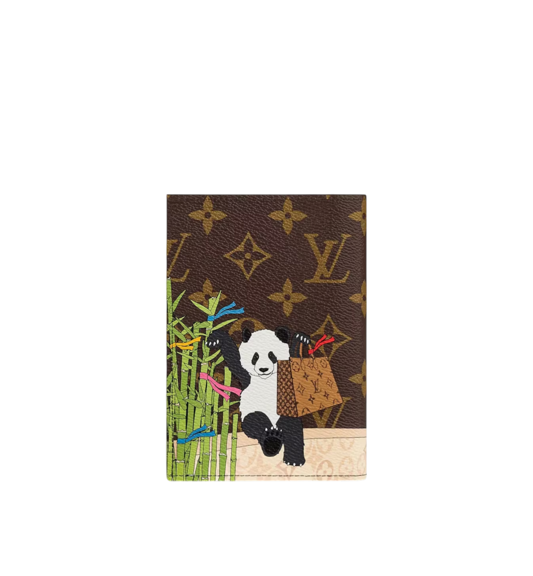 Louis Vuitton Passport Cover Monogram Vivienne Myosotis Blue